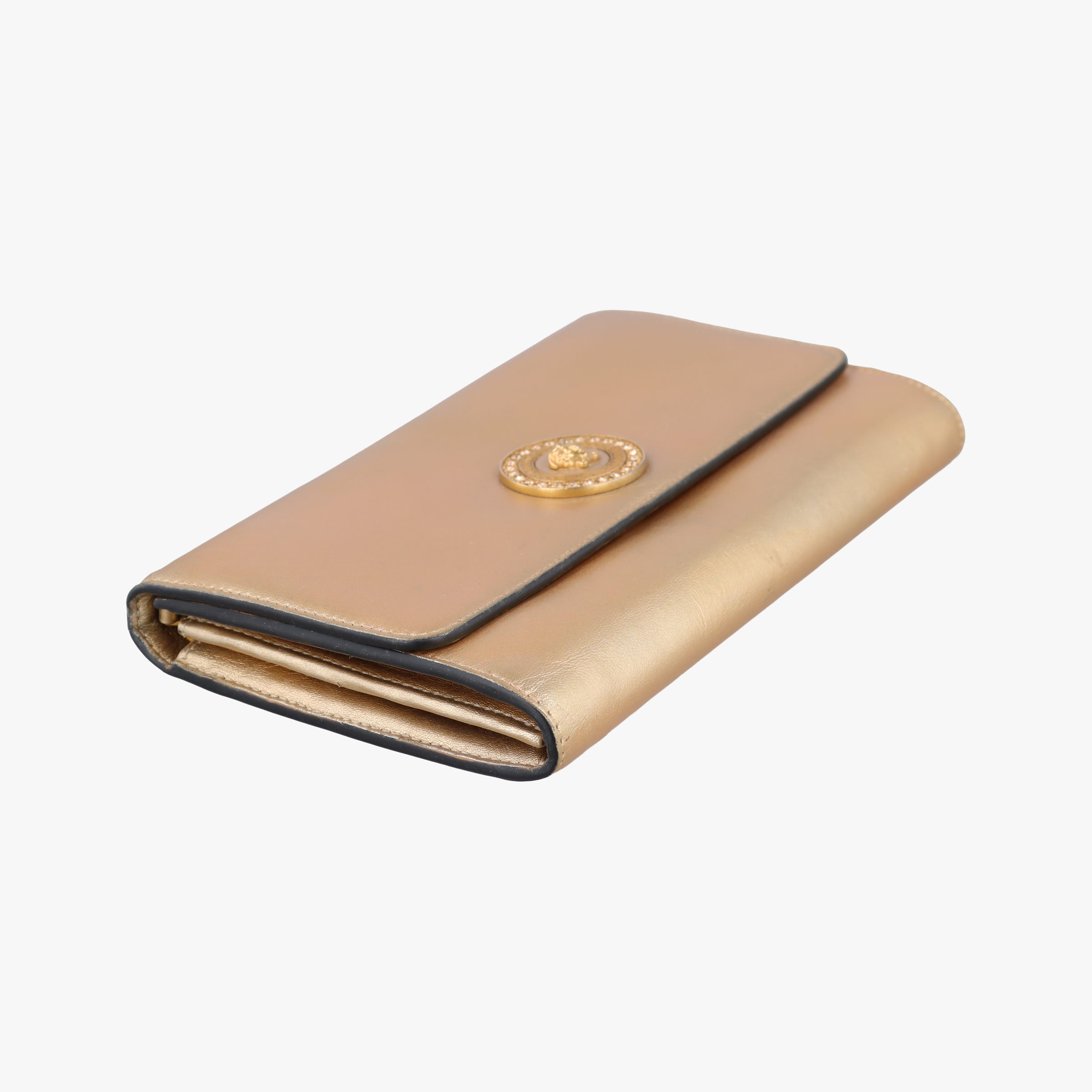Secondhand VERSACE Medusa Golden Leather  shoulderbag | stylenewstar