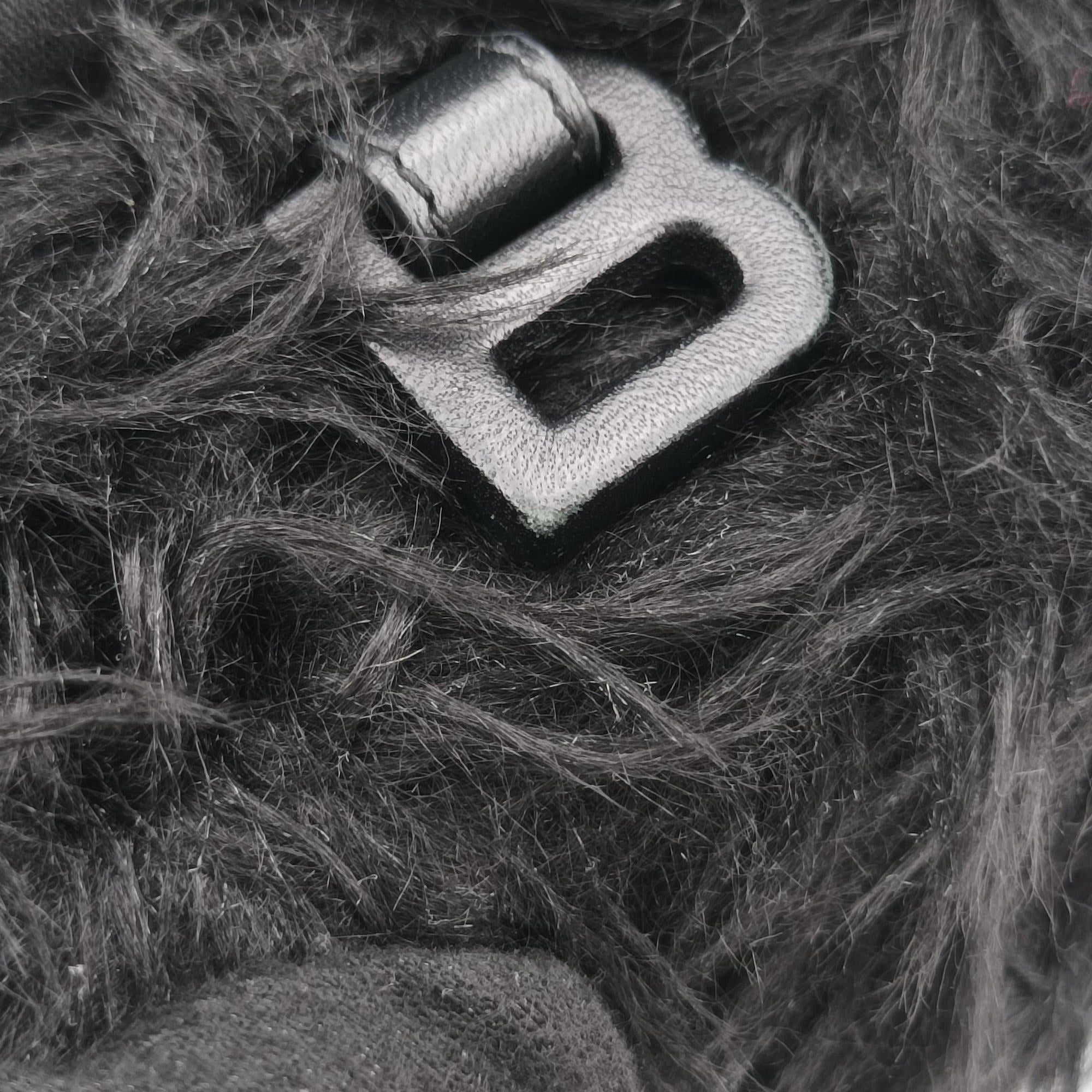 Vintage Balenciaga Hourglass Black Faux fur  shoulderbag | stylenewstar