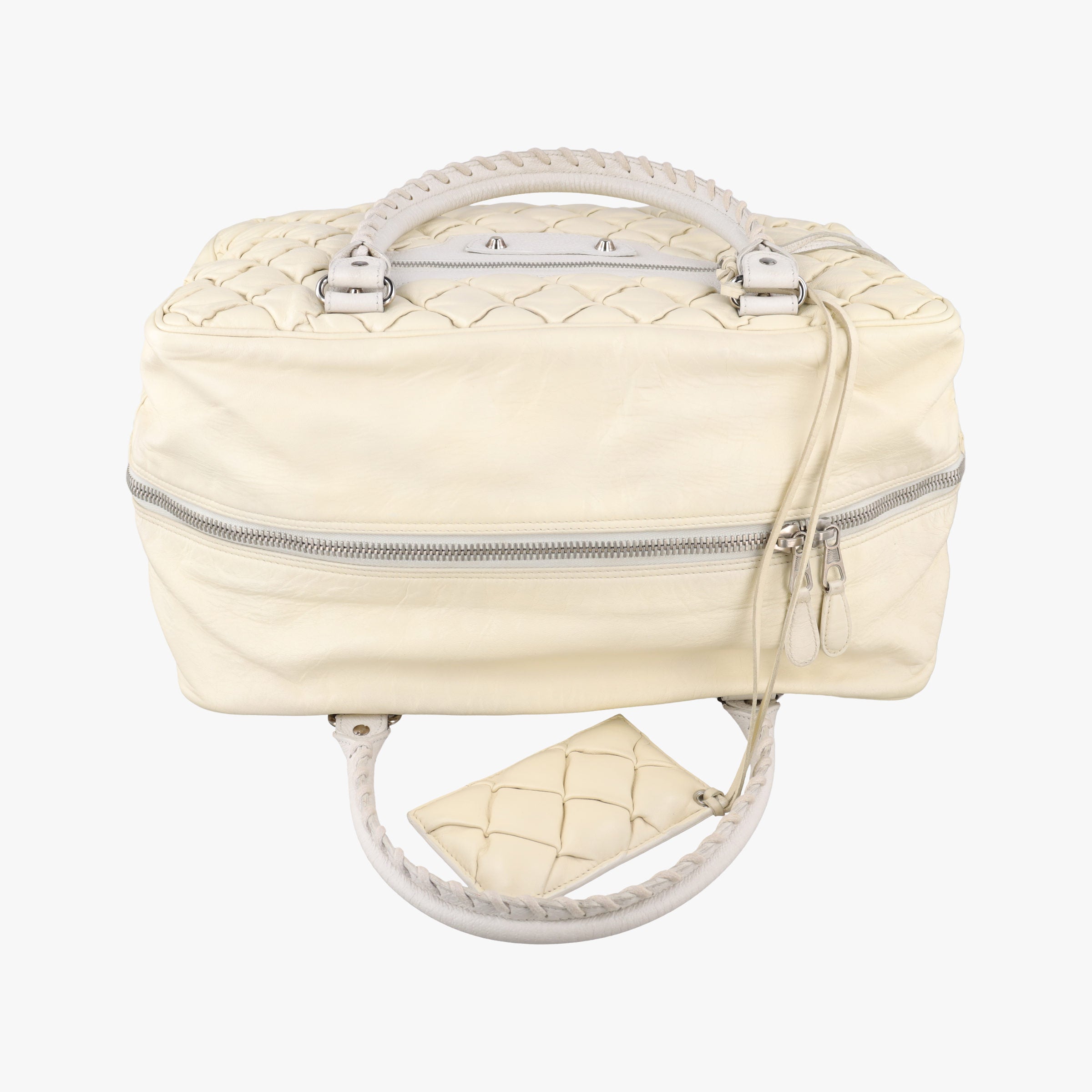 Pre-owned Balenciaga The Matelasse Beige leather  handbag | stylenewstar