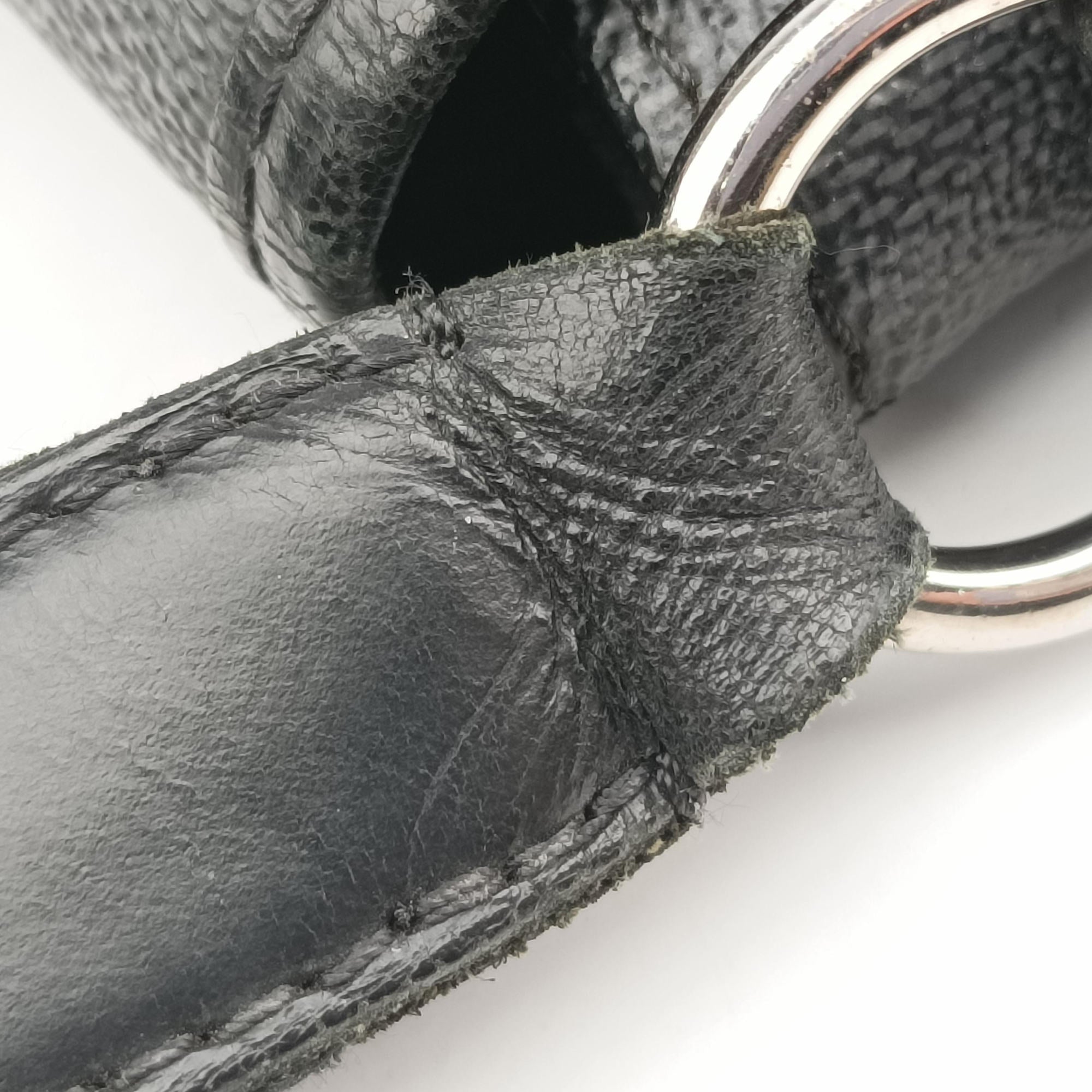 Pre-owned Louis Vuitton DANIEL MM Noir Damier Graphite N58029 crossbodybag | stylenewstar