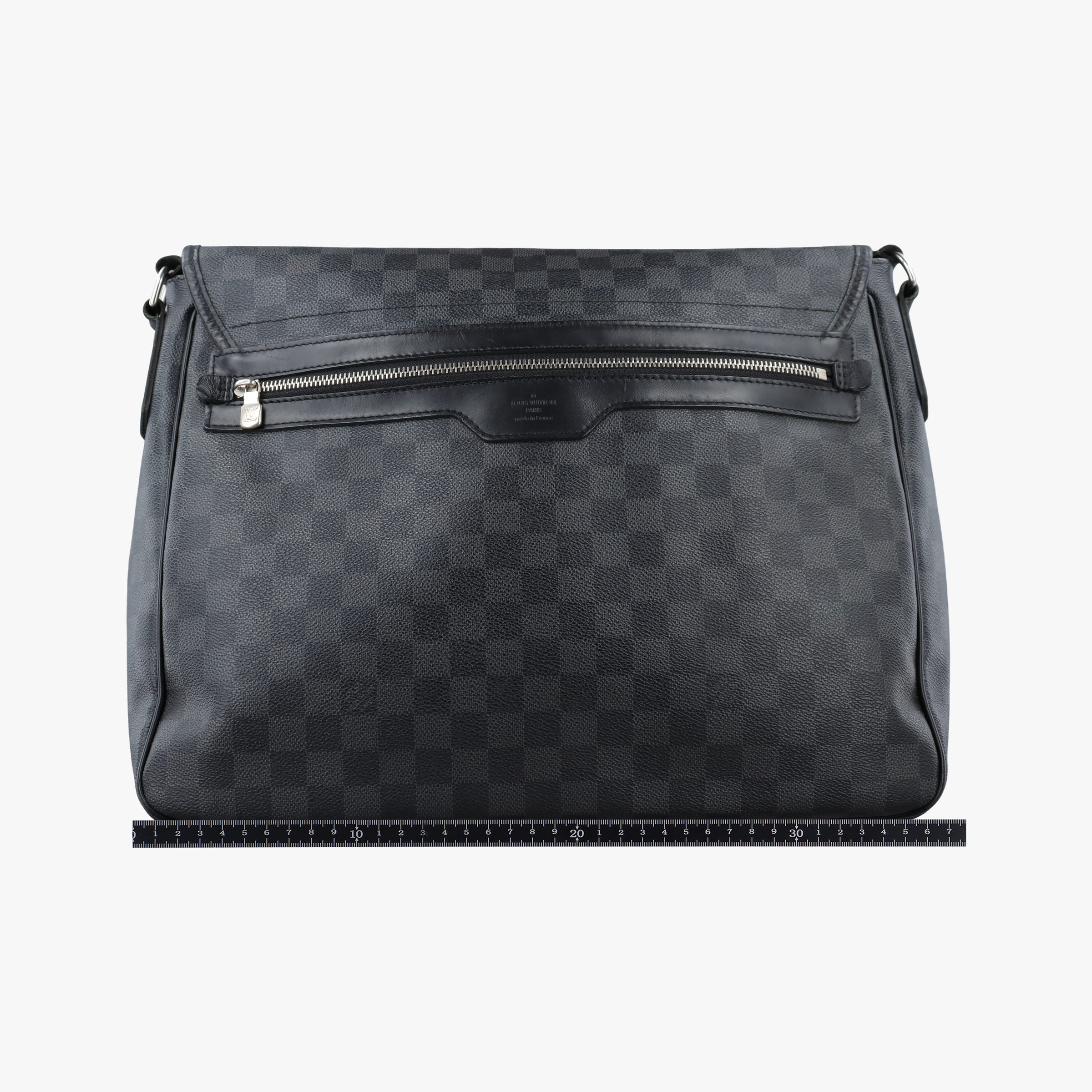 Pre-owned Louis Vuitton DANIEL MM Noir Damier Graphite N58029 crossbodybag | stylenewstar