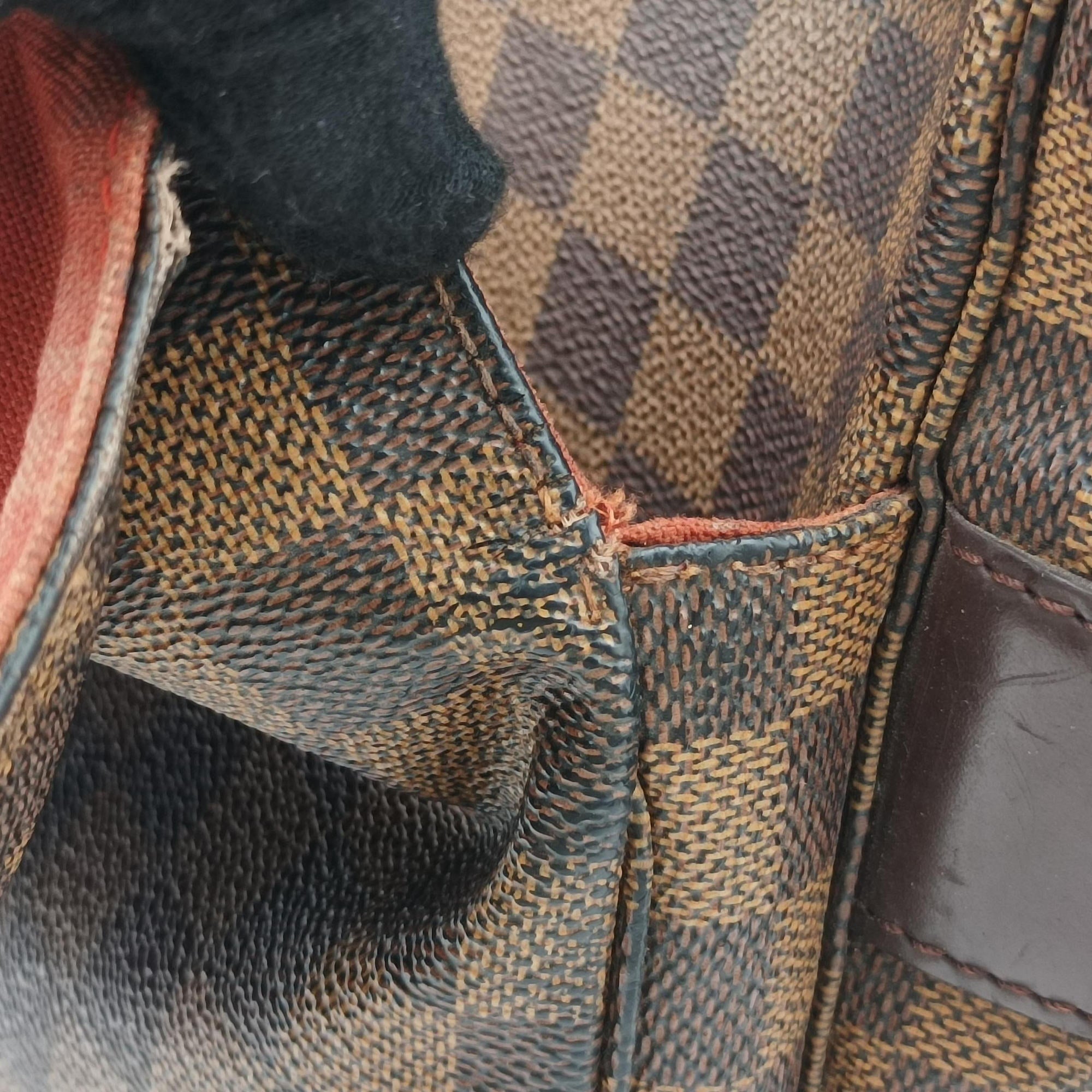Pre-owned Louis Vuitton NAVIGLIO EBENE Damier Canvas N45255 crossbodybag | stylenewstar