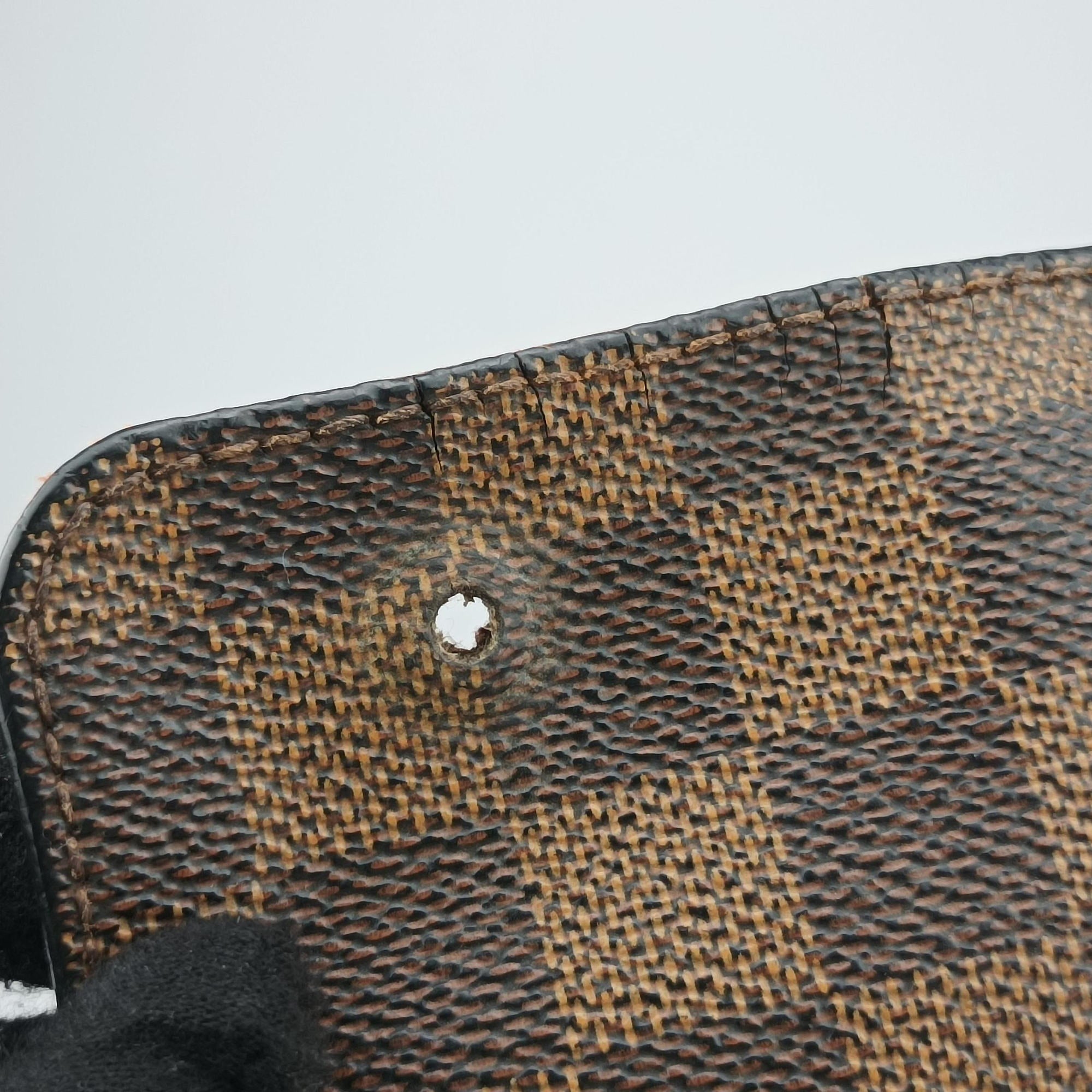 Pre-owned Louis Vuitton NAVIGLIO EBENE Damier Canvas N45255 crossbodybag | stylenewstar