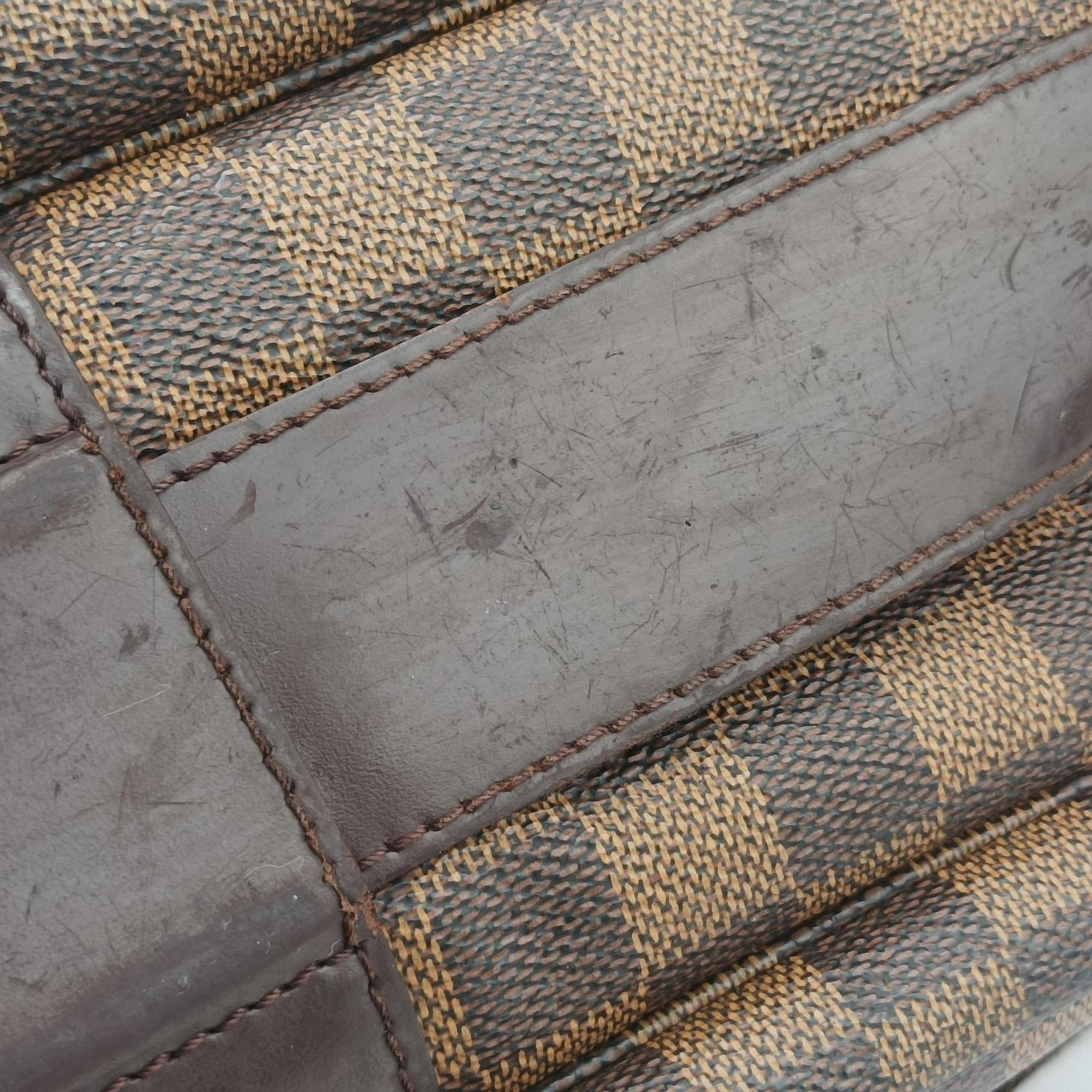 Pre-owned Louis Vuitton NAVIGLIO EBENE Damier Canvas N45255 crossbodybag | stylenewstar