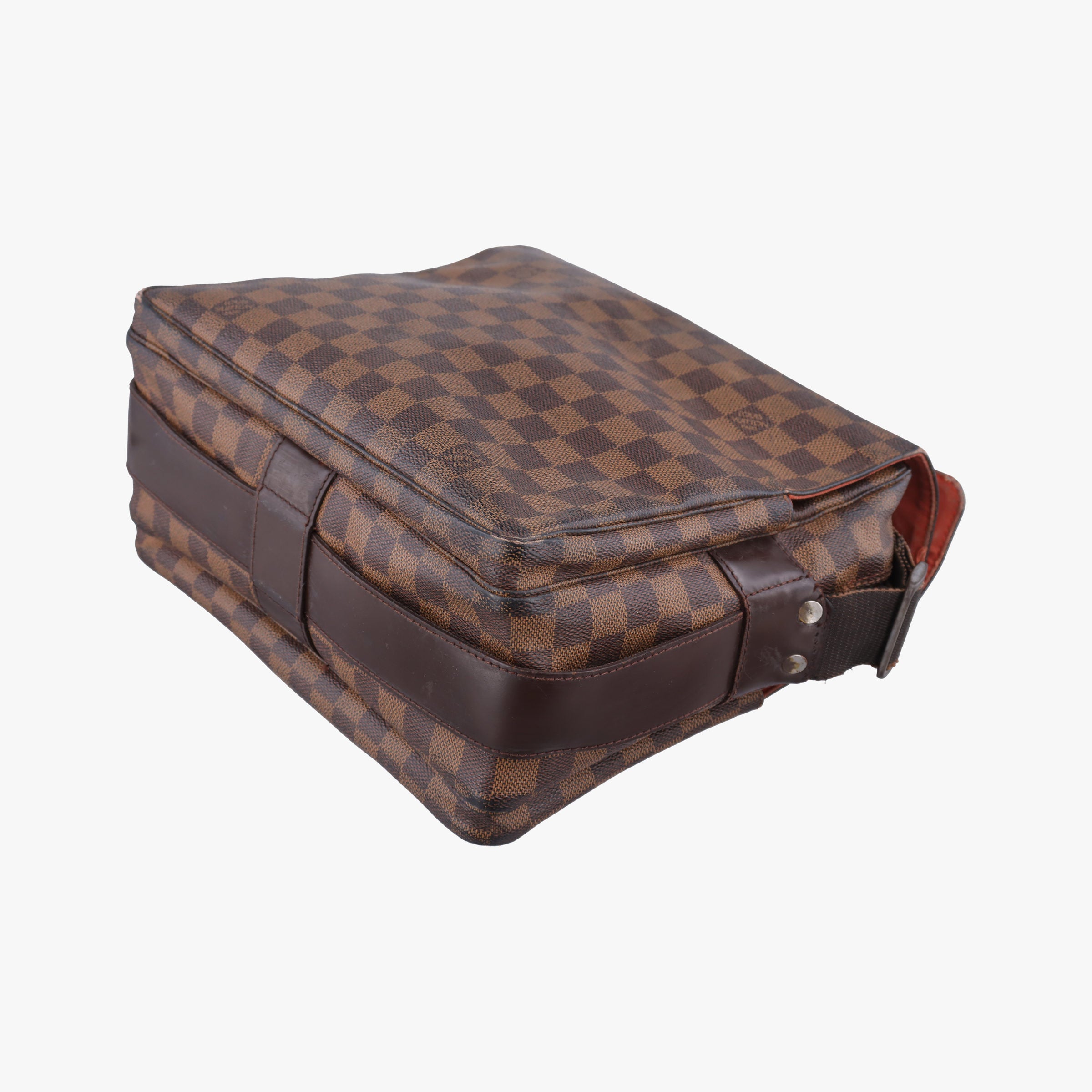Pre-owned Louis Vuitton NAVIGLIO EBENE Damier Canvas N45255 crossbodybag | stylenewstar