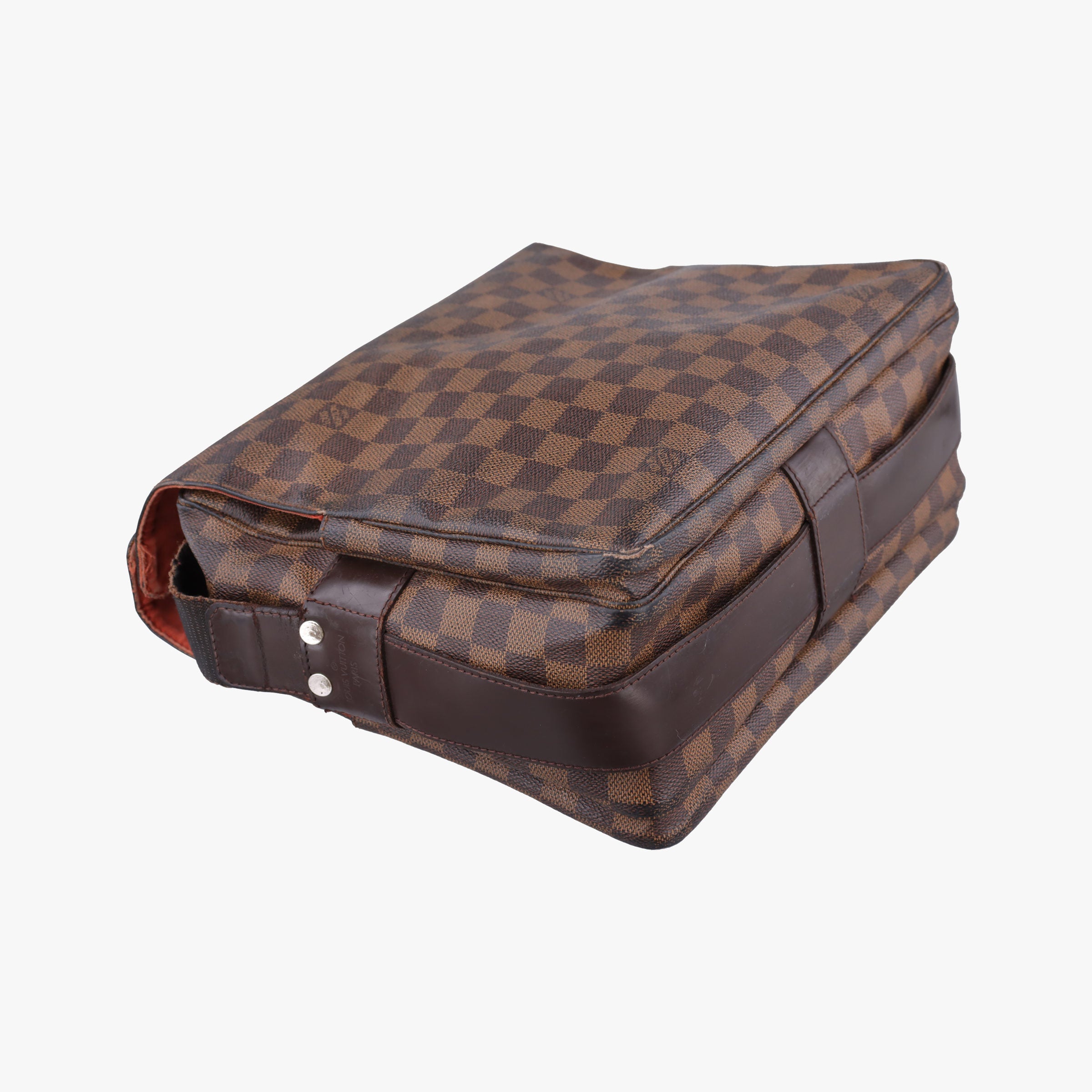 Pre-owned Louis Vuitton NAVIGLIO EBENE Damier Canvas N45255 crossbodybag | stylenewstar