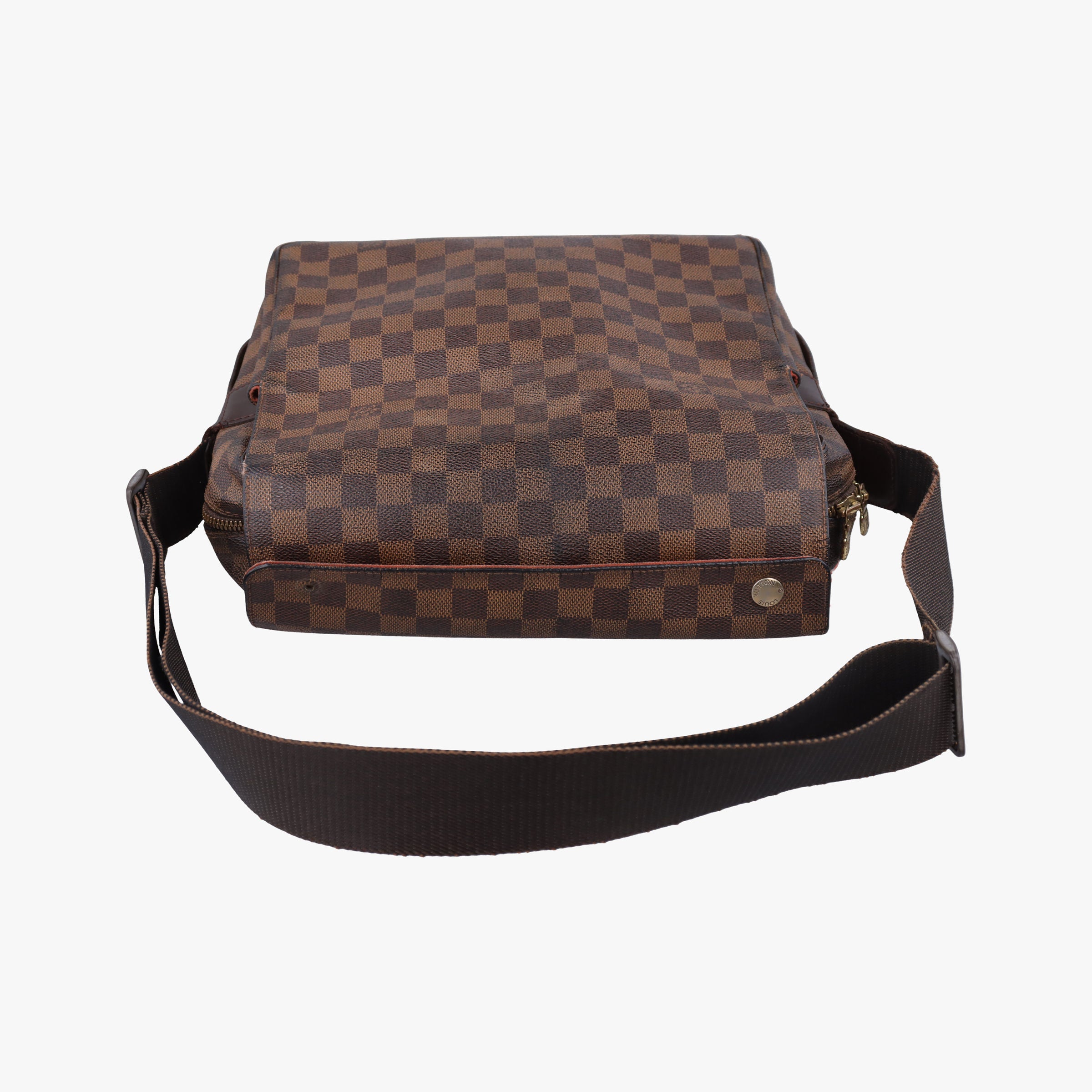 Pre-owned Louis Vuitton NAVIGLIO EBENE Damier Canvas N45255 crossbodybag | stylenewstar