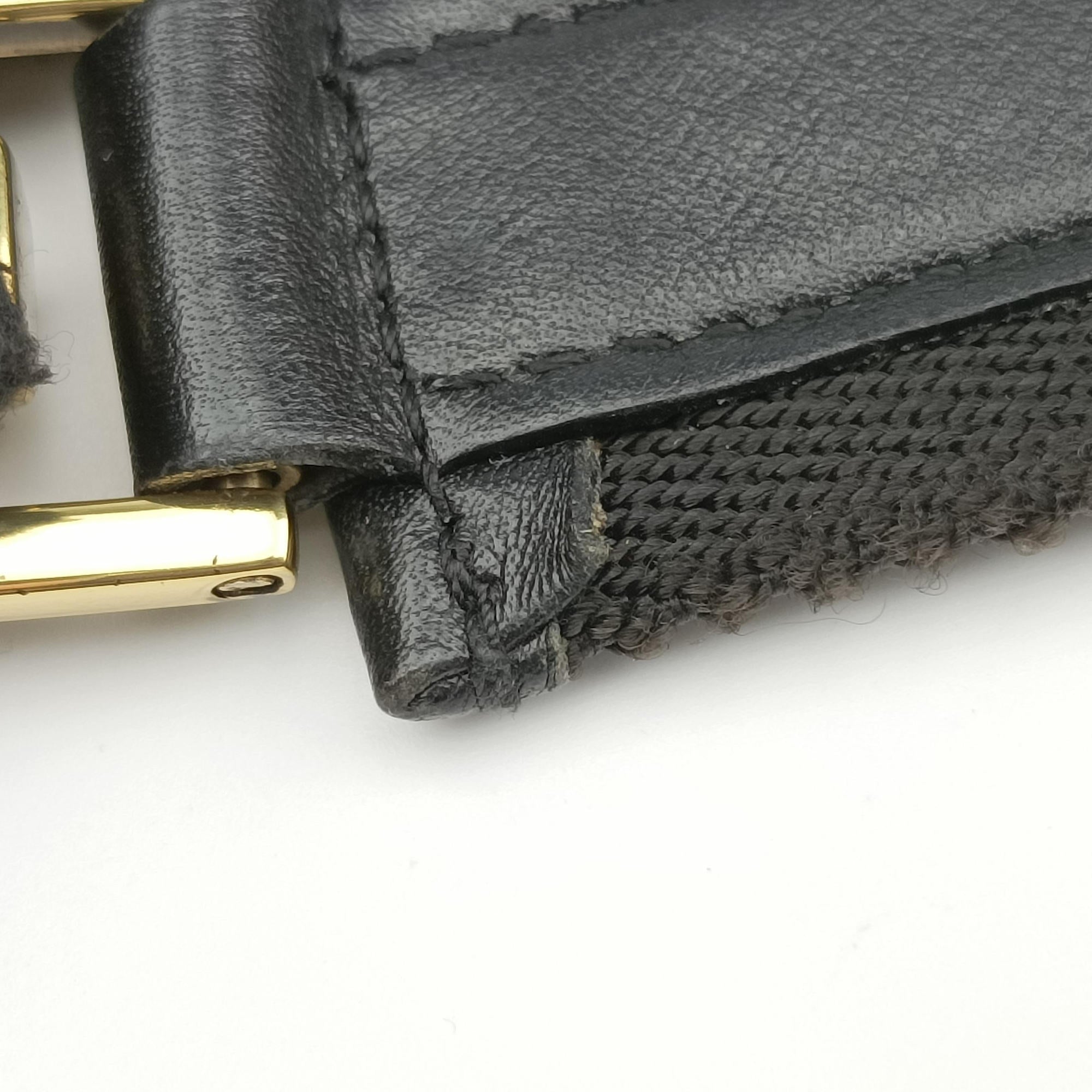 Secondhand Gucci Jackie Black x beige canvas×leather 92735 shoulderbag | stylenewstar