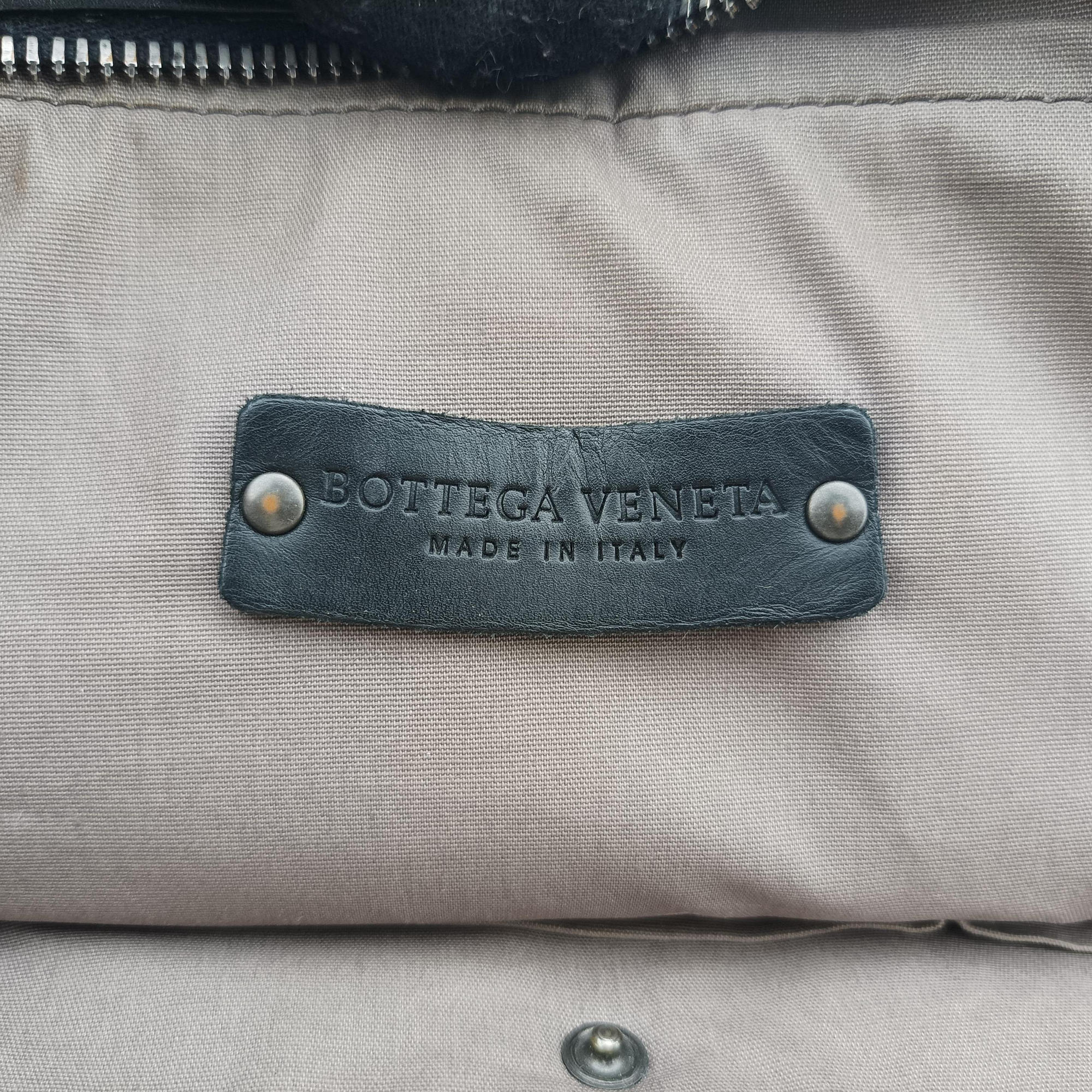 Vintage Bottega Veneta Intrecciato Black lambskin  handbag | stylenewstar