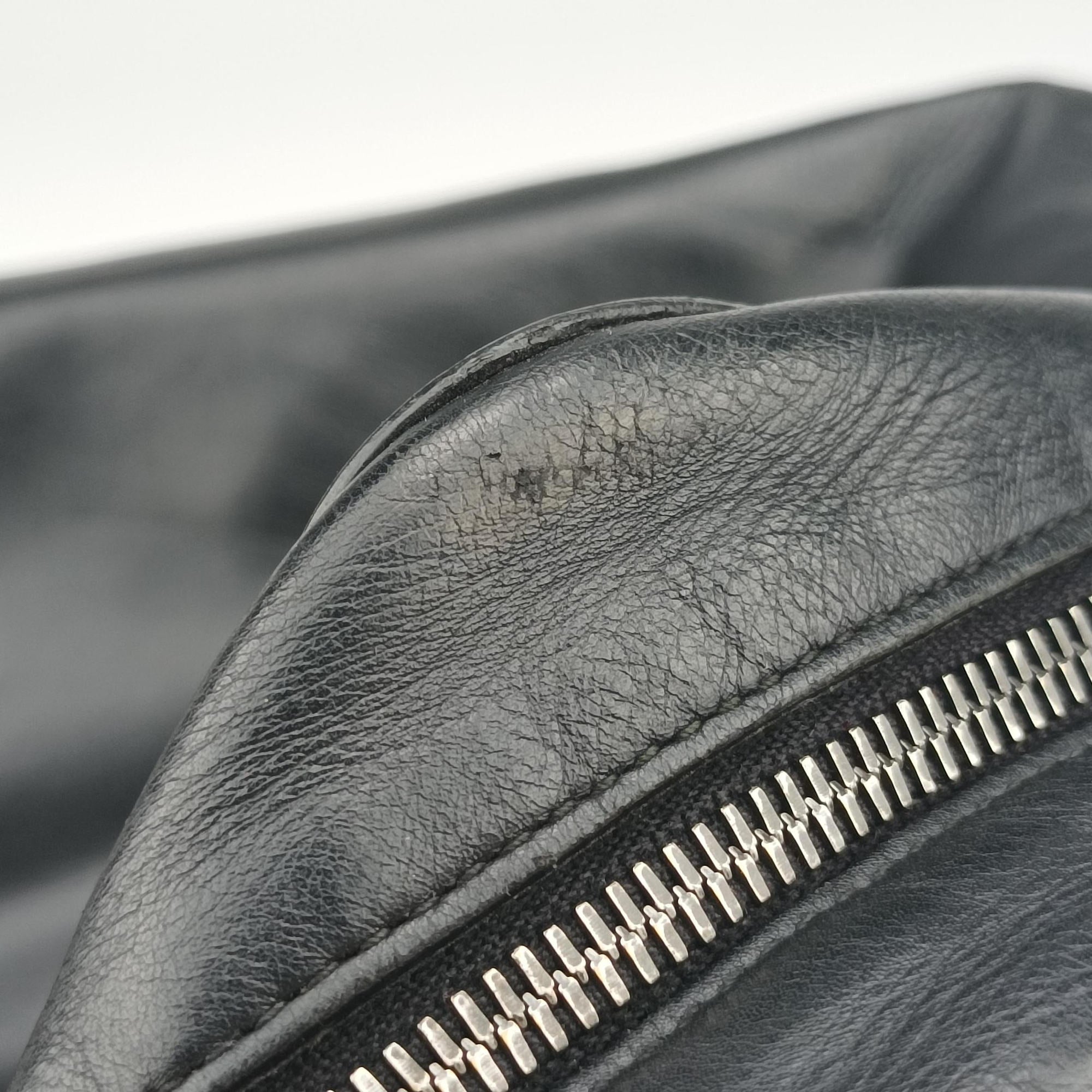 Vintage Bottega Veneta Intrecciato Black lambskin  handbag | stylenewstar