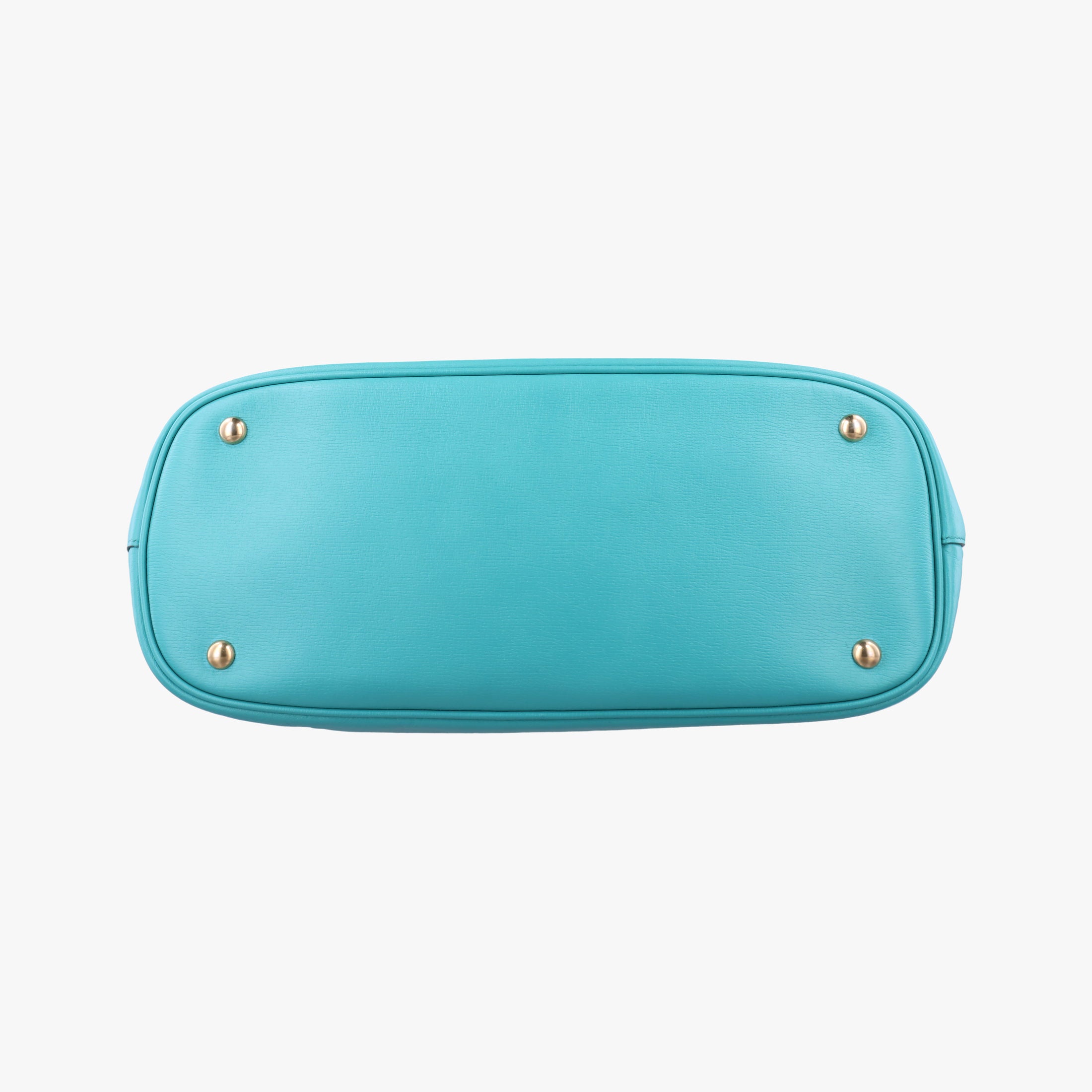 Pre-owned Gucci Bright Bit Blue Leather 319795 handbag | stylenewstar