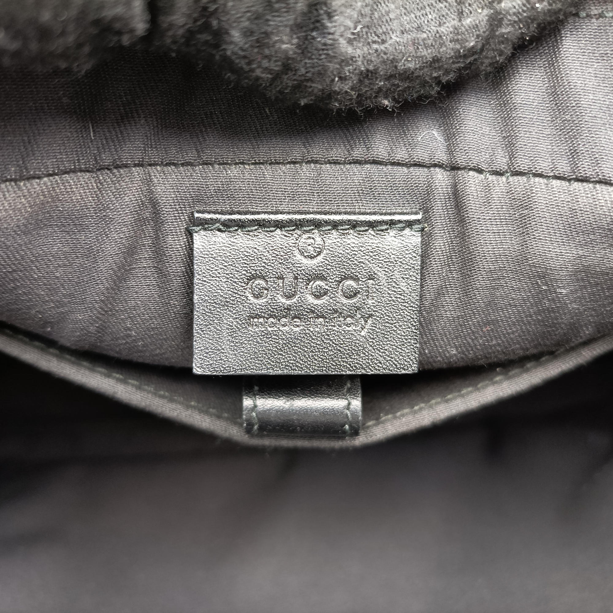 Pre-owned Gucci Diamante Black Leather 344357 handbag | stylenewstar