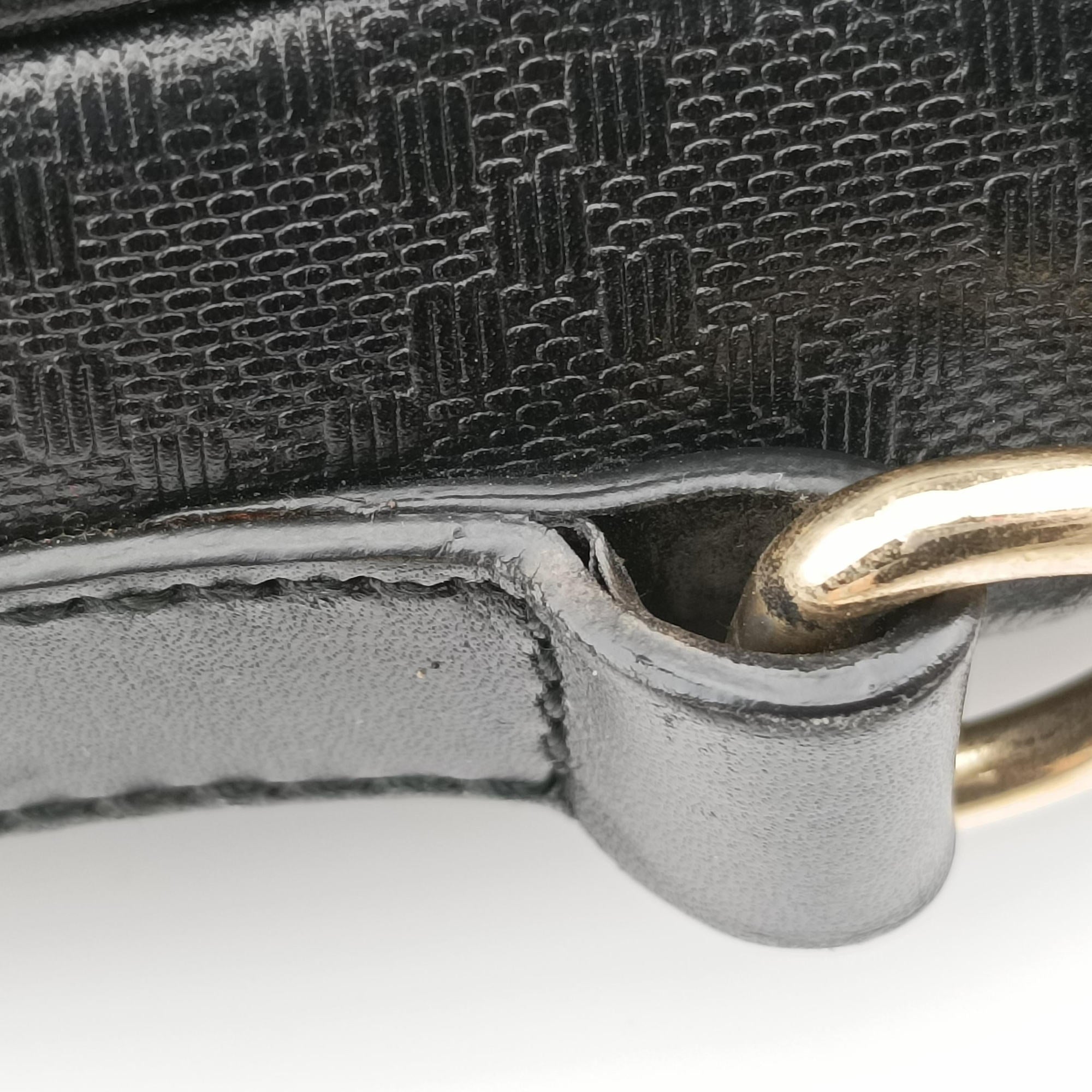 Pre-owned Gucci Diamante Black Leather 344357 handbag | stylenewstar