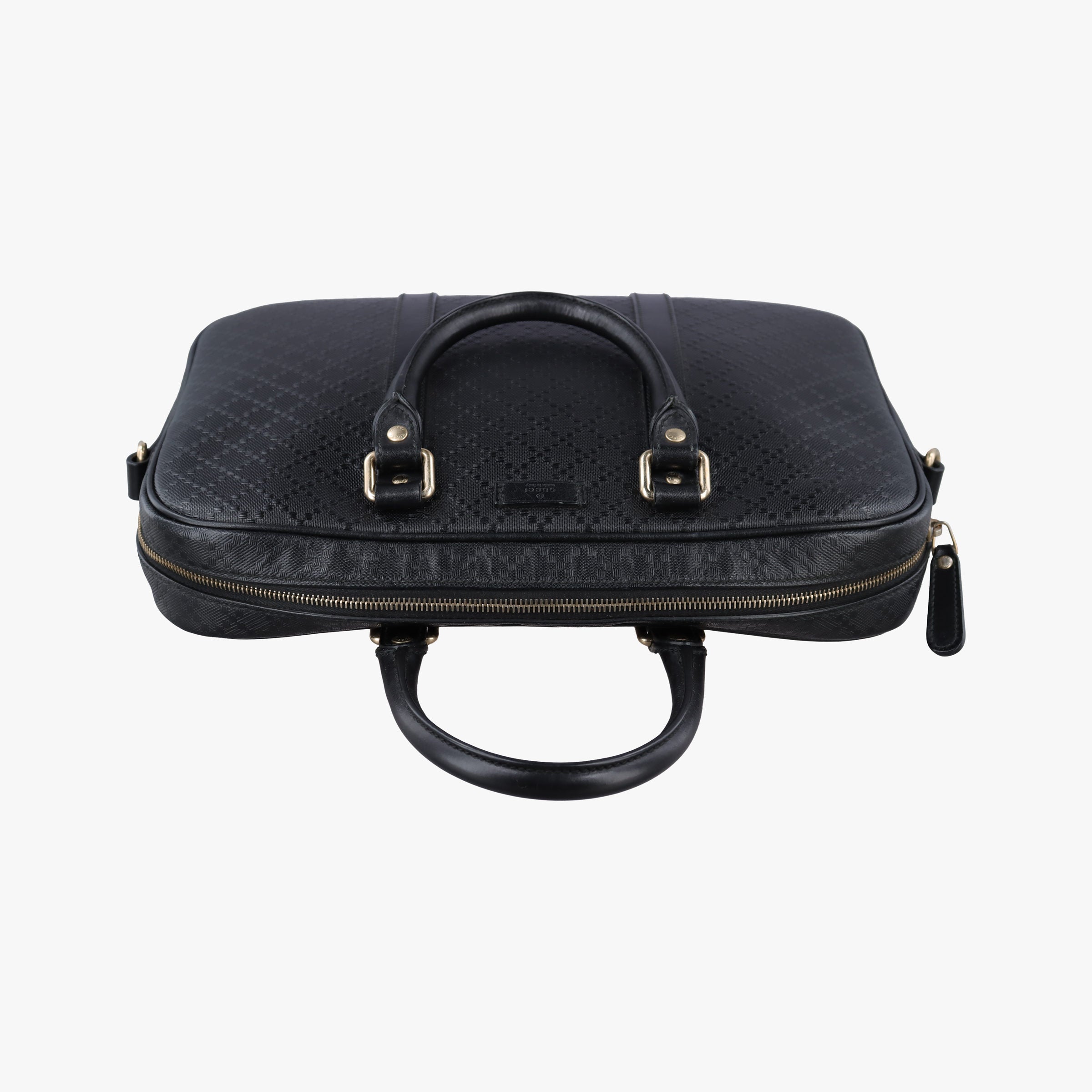 Pre-owned Gucci Diamante Black Leather 344357 handbag | stylenewstar