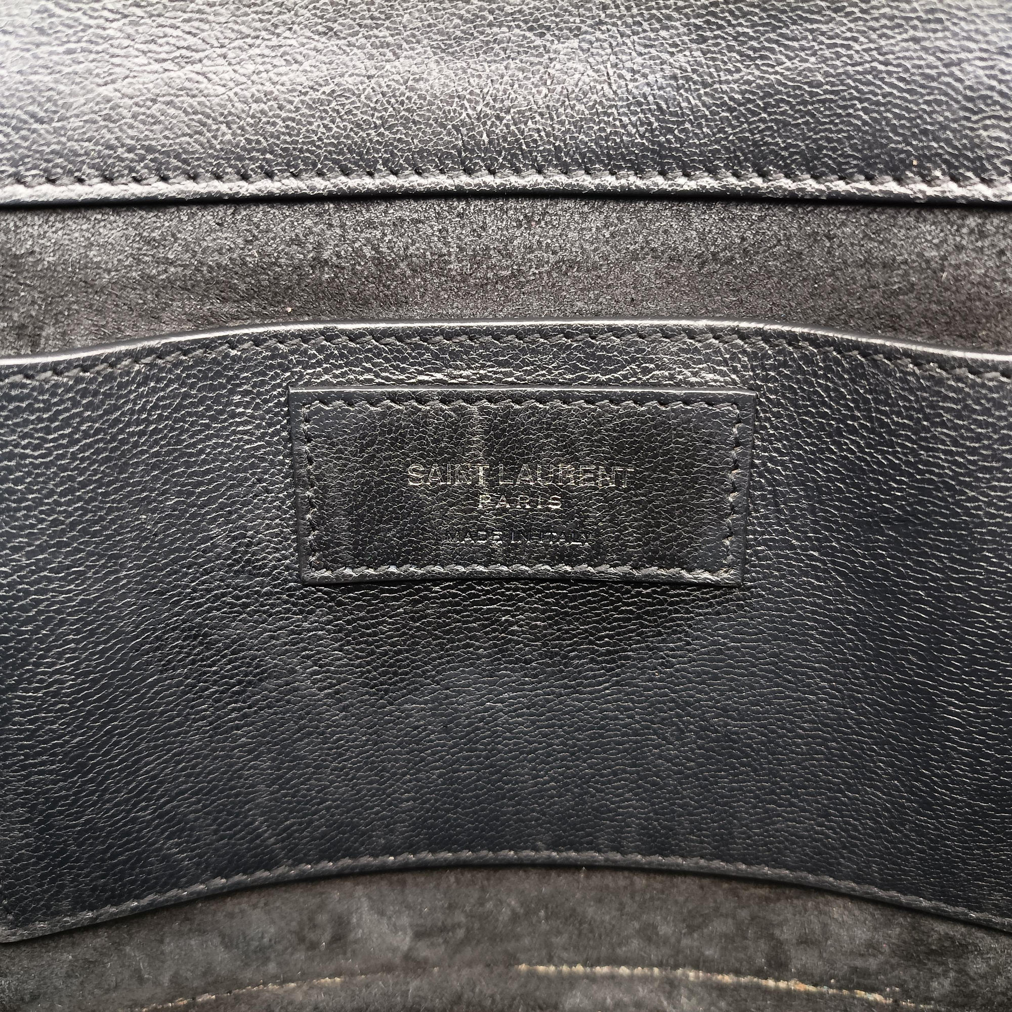 Pre-owned Yves Saint Laurent Small Betty Flap Black Leather 400433 shoulderbag | stylenewstar