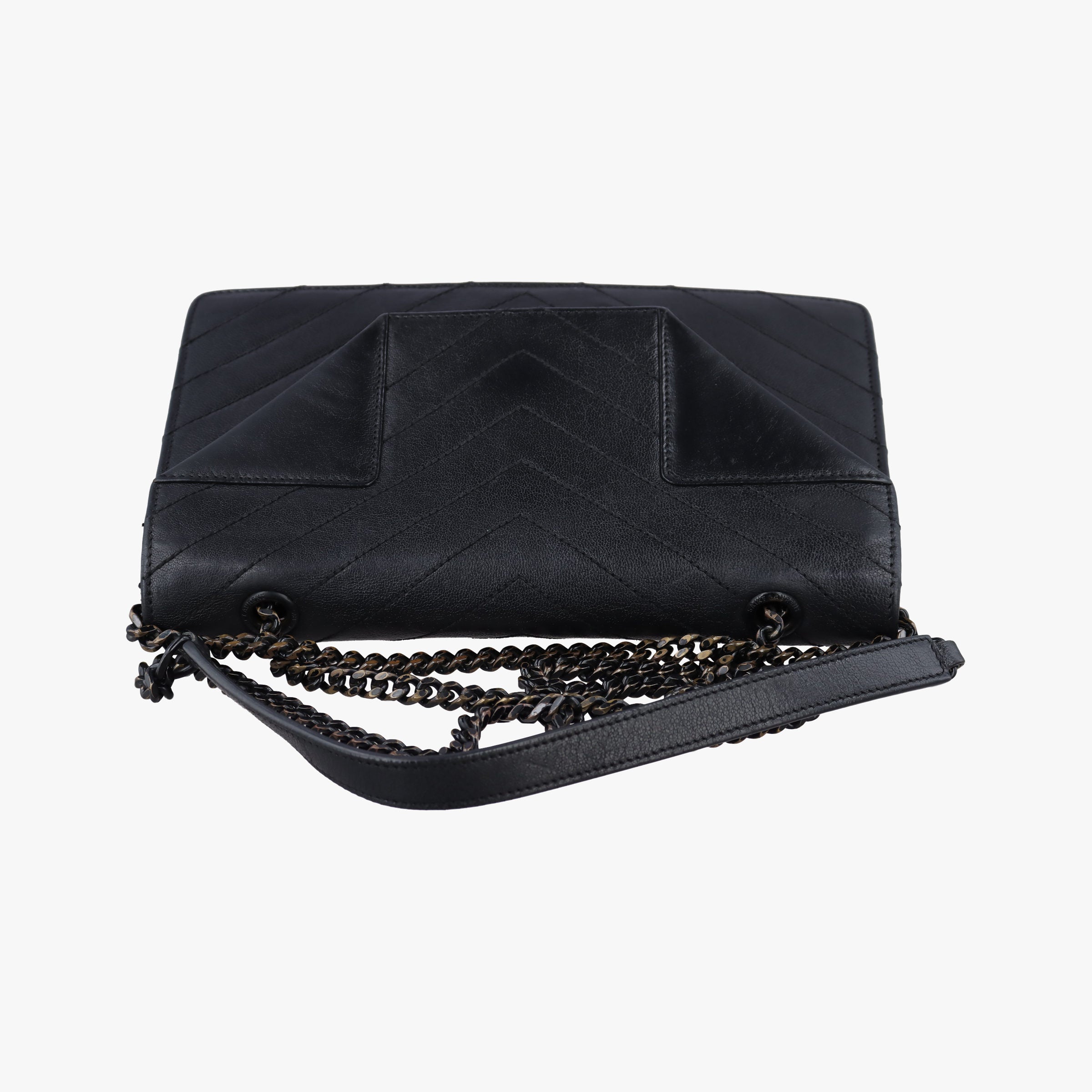 Pre-owned Yves Saint Laurent Small Betty Flap Black Leather 400433 shoulderbag | stylenewstar