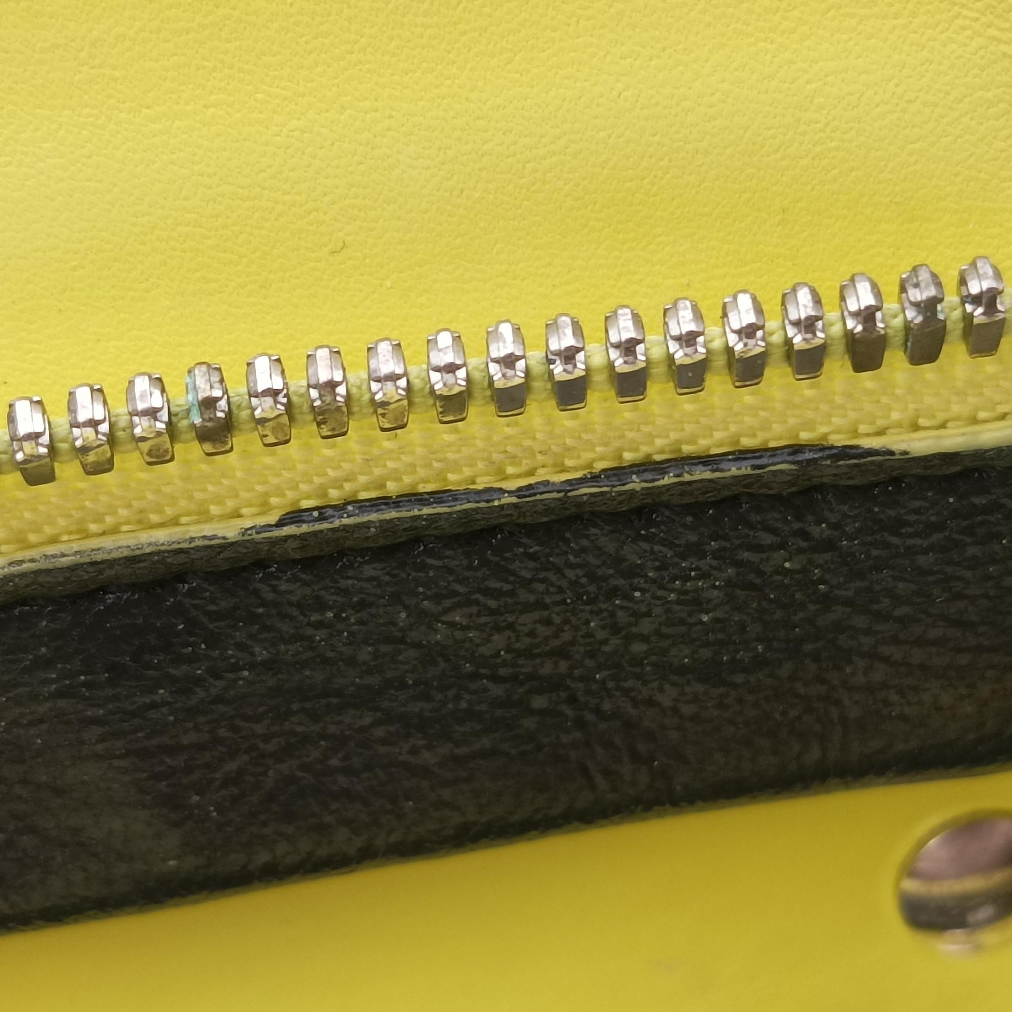 Pre-owned Balenciaga Cable Shopper Yellow Leather  shoulderbag | stylenewstar