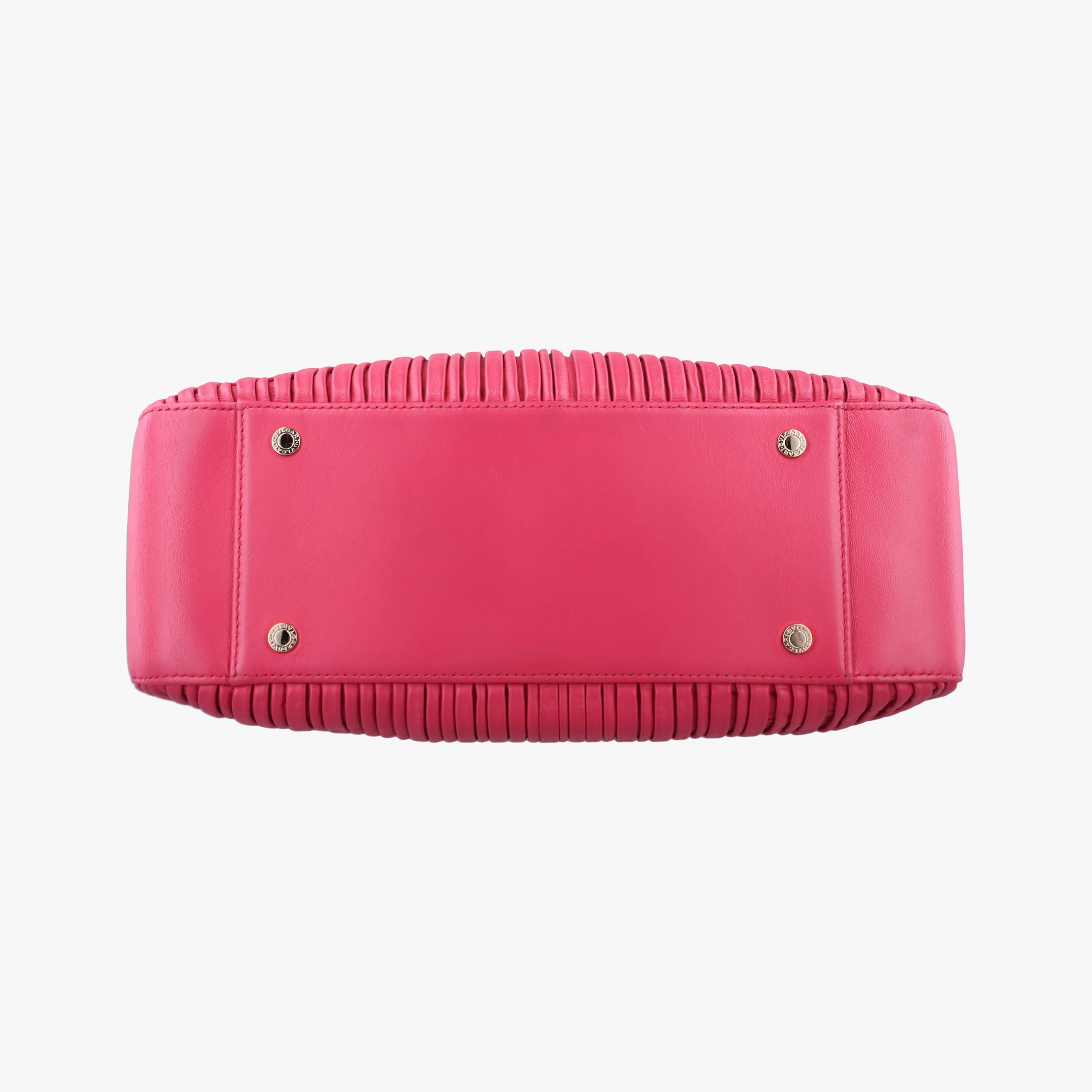 Secondhand Bvlgari Monte Red leather  handbag | stylenewstar