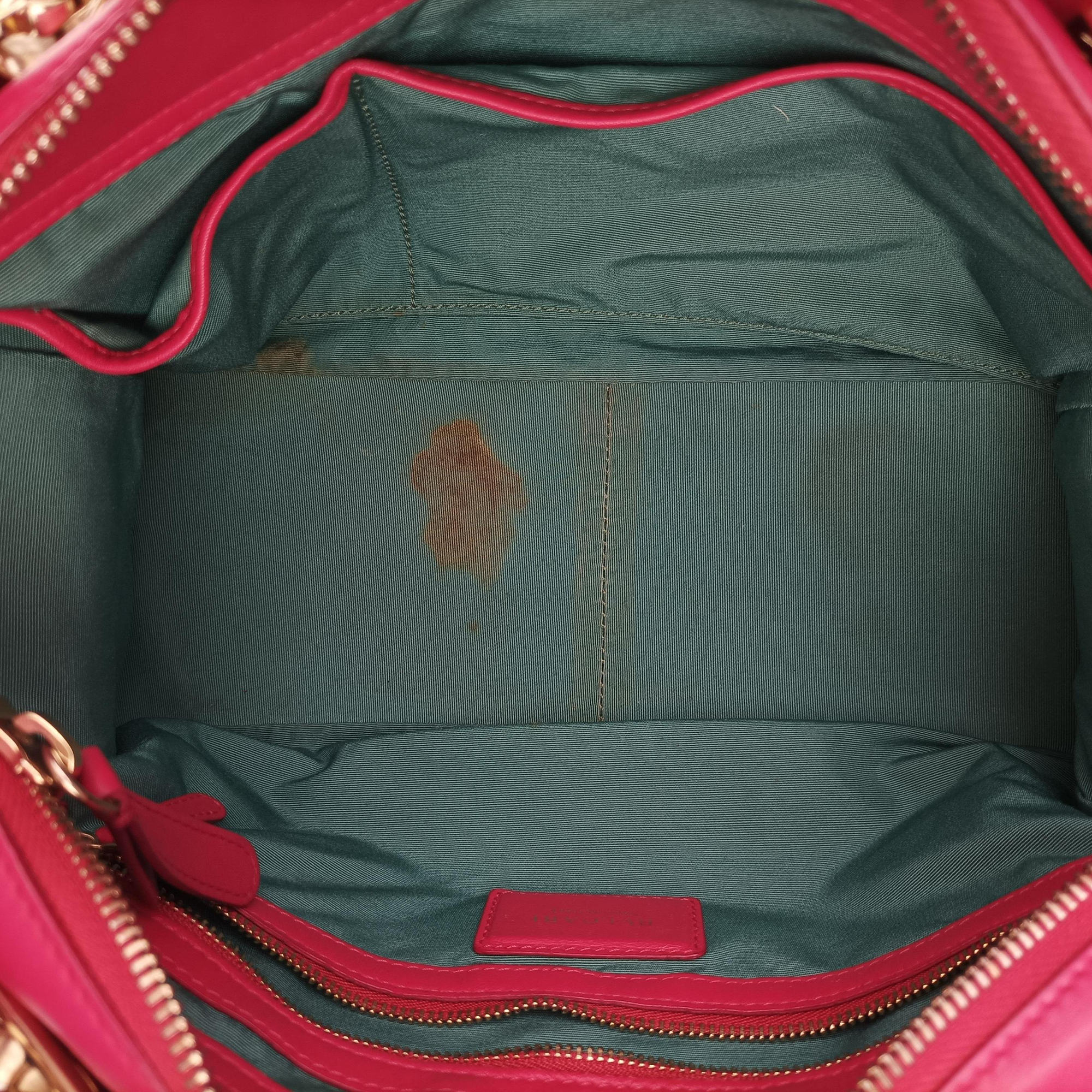 Secondhand Bvlgari Monte Red leather  handbag | stylenewstar