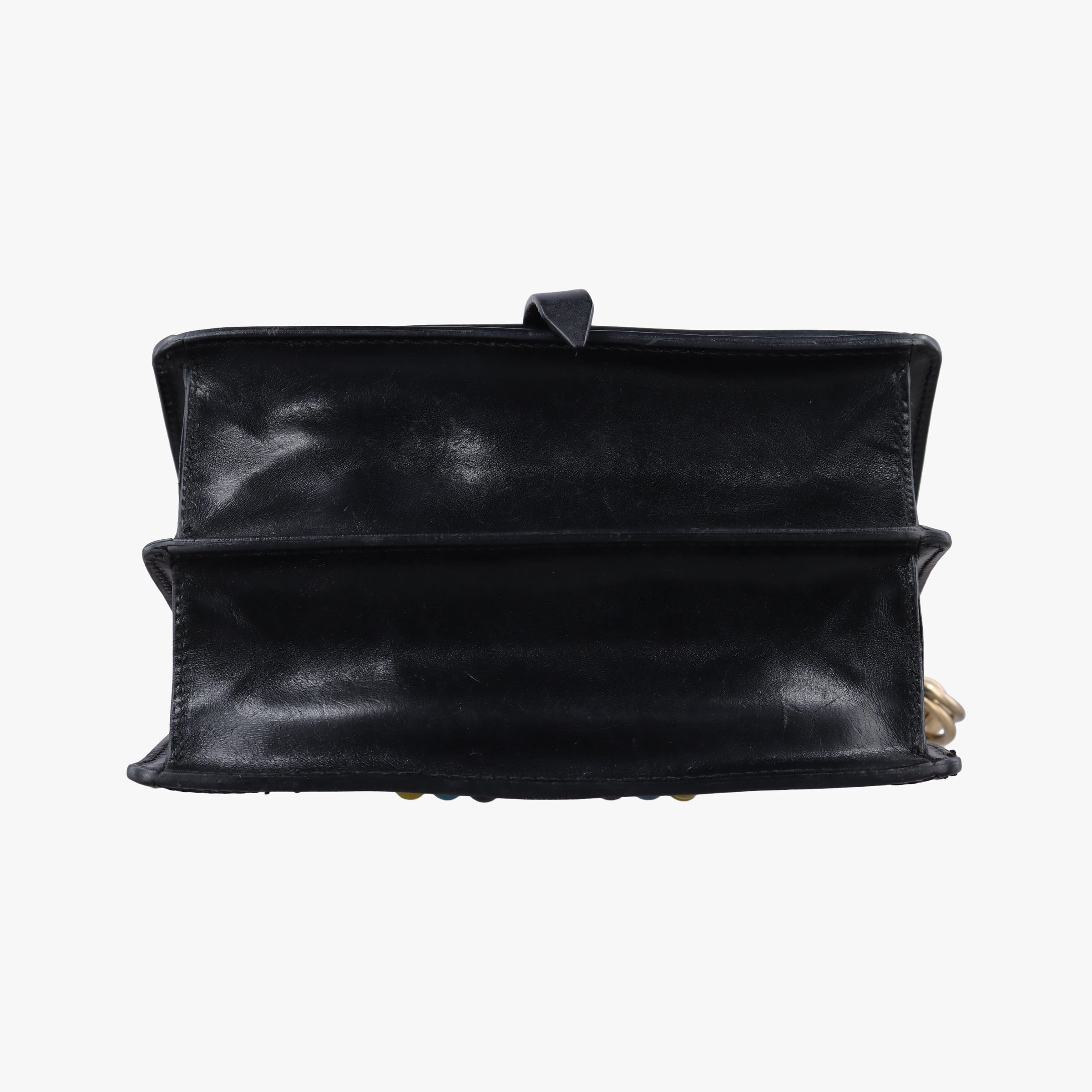 Pre-owned Burberry Prorsum beaded wristlet Black Leather  clutchbag | stylenewstar