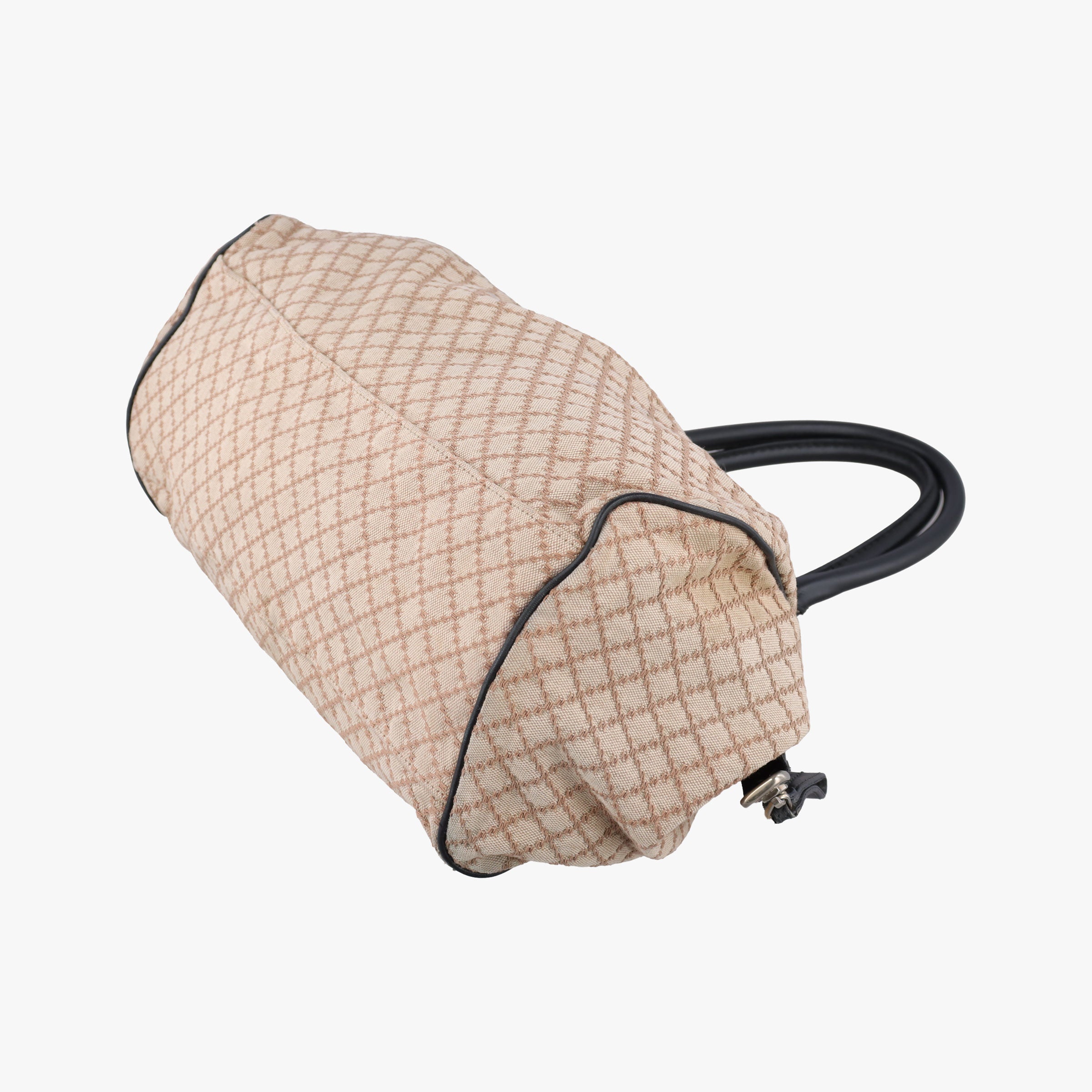 Secondhand Gucci Sukey Diamante Beige×Black canvas×leather 223974 shoulderbag | stylenewstar