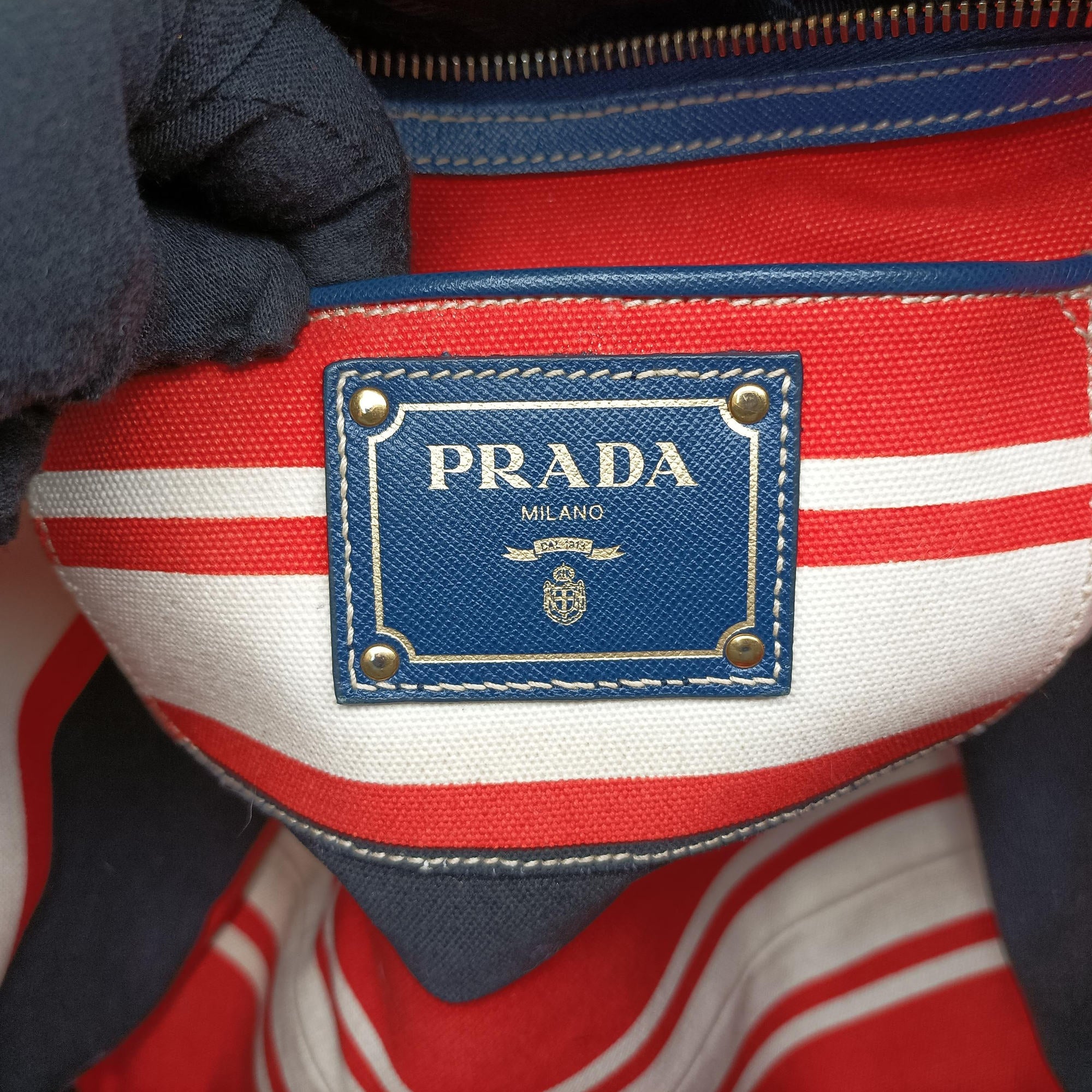 Vintage Prada Triangle logo Blue denim BN2254 handbag | stylenewstar