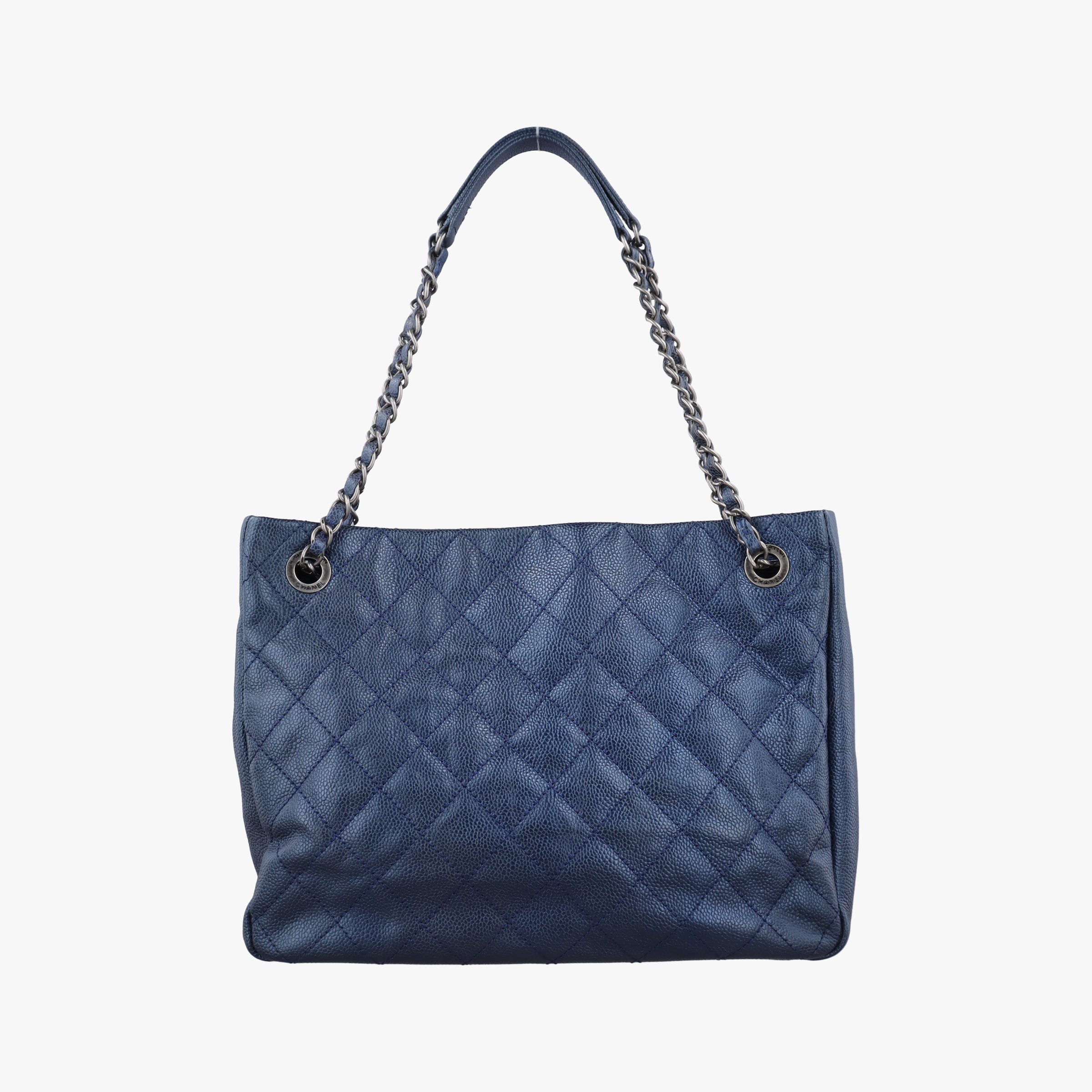 Pre-owned Chanel Matelasse Navy Caviar leather A67414 shoulderbag | stylenewstar