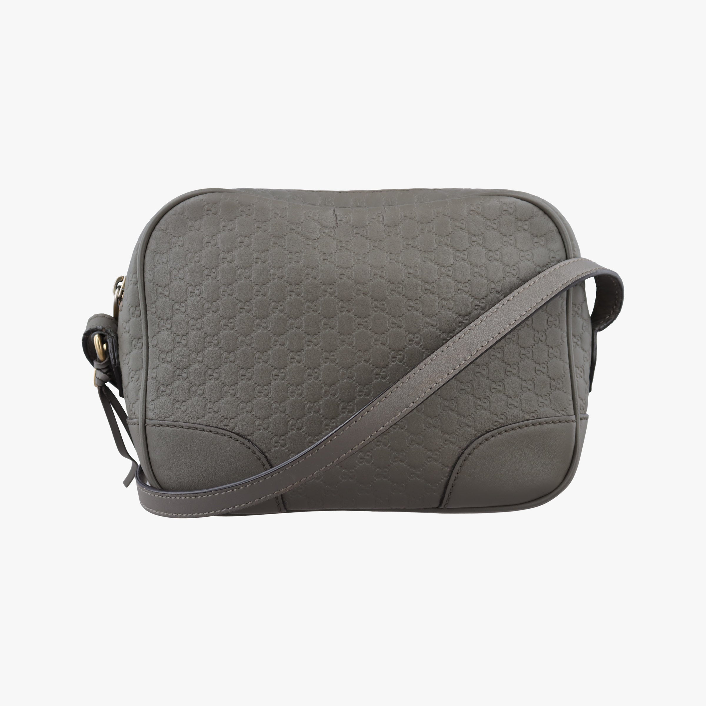 Secondhand Gucci Bree Microguccissima Grey Leather 449413 shoulderbag | stylenewstar