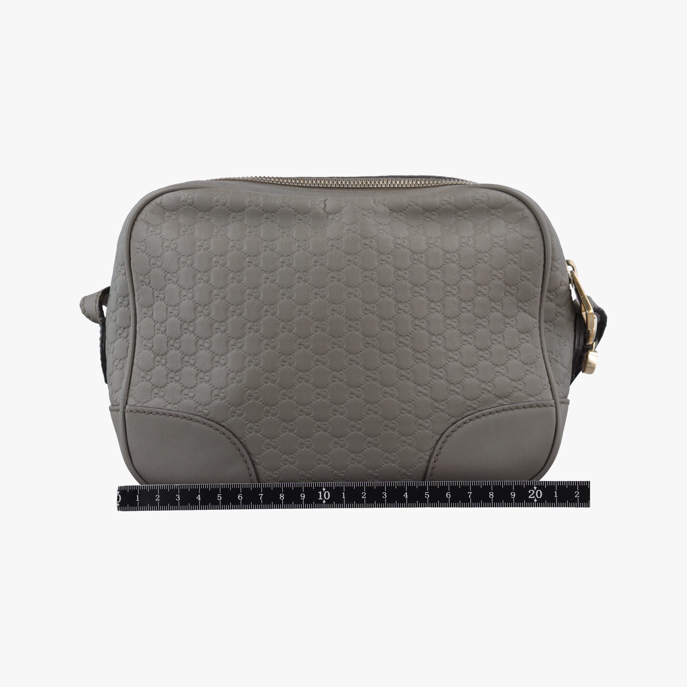 Secondhand Gucci Bree Microguccissima Grey Leather 449413 shoulderbag | stylenewstar