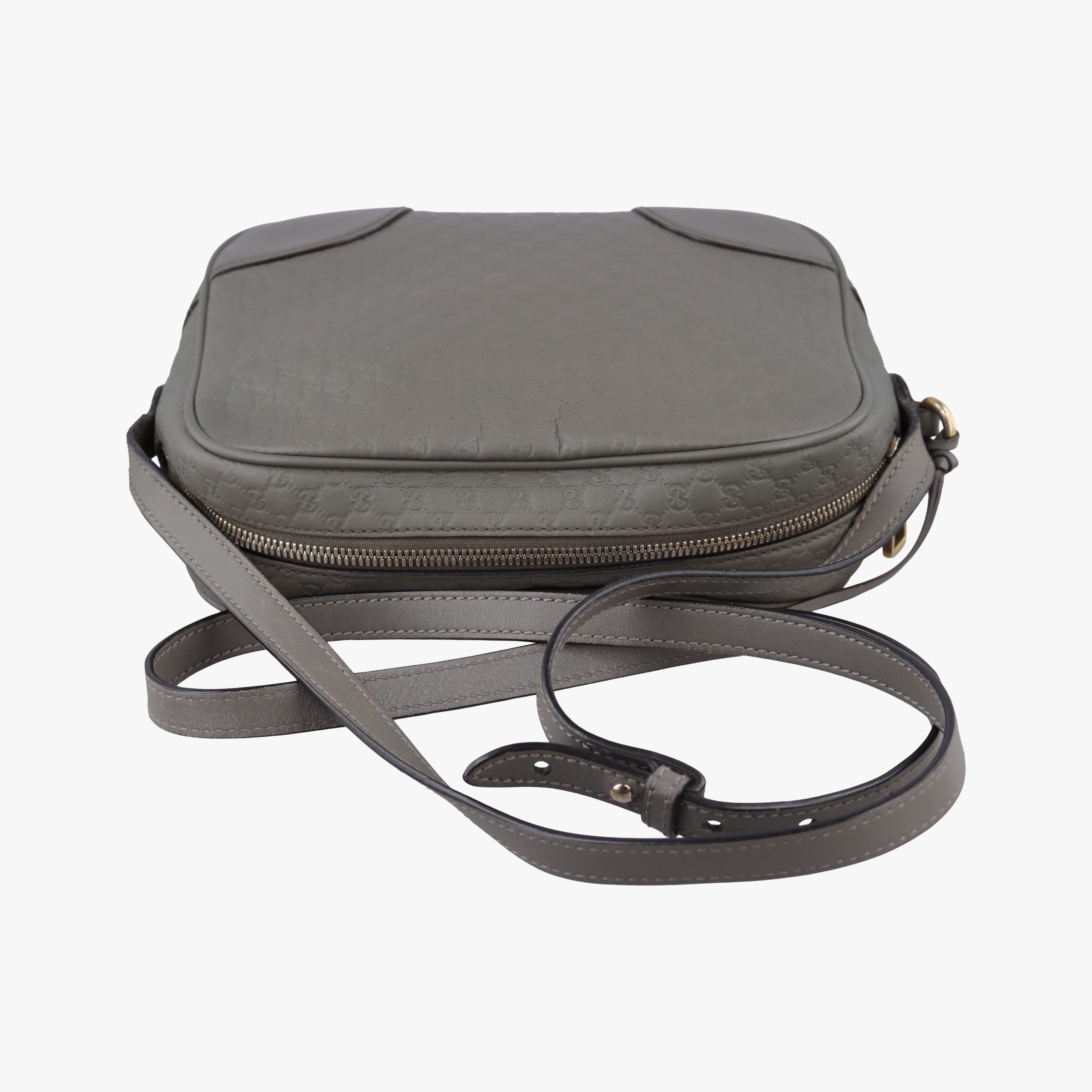 Secondhand Gucci Bree Microguccissima Grey Leather 449413 shoulderbag | stylenewstar