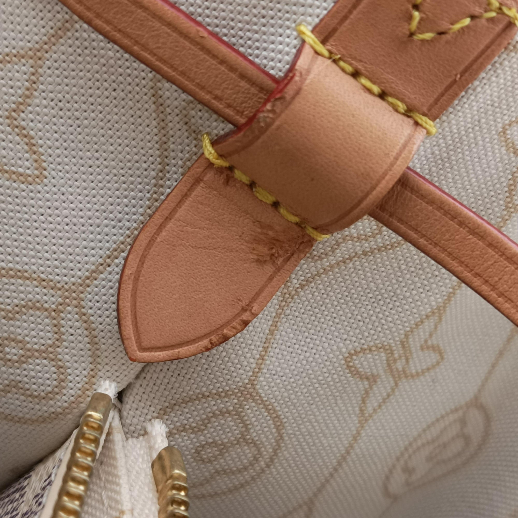 Pre-owned Louis Vuitton NeoNoe MM AZUR×multicolor Damier Canvas N40474 shoulderbag | stylenewstar