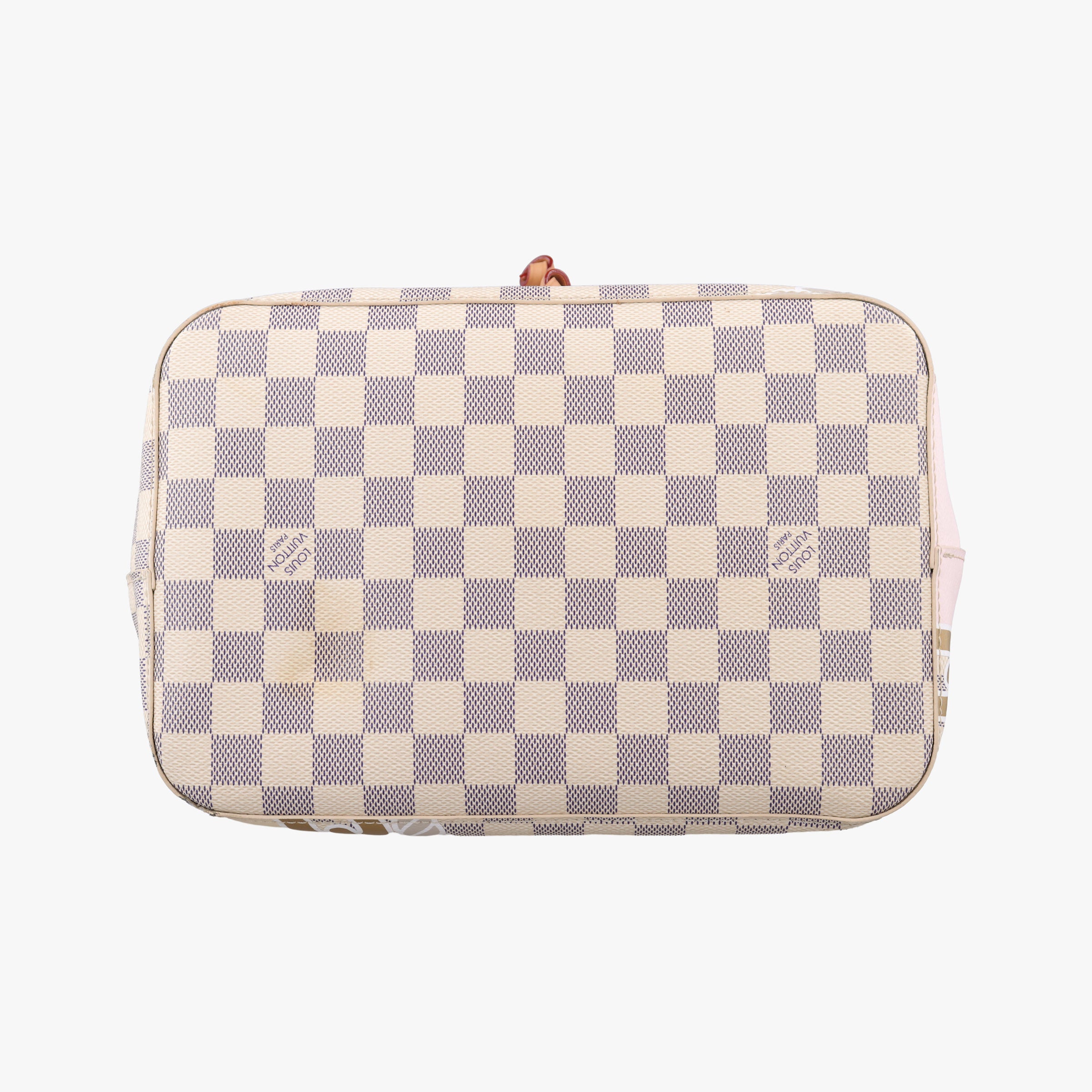 Pre-owned Louis Vuitton NeoNoe MM AZUR×multicolor Damier Canvas N40474 shoulderbag | stylenewstar