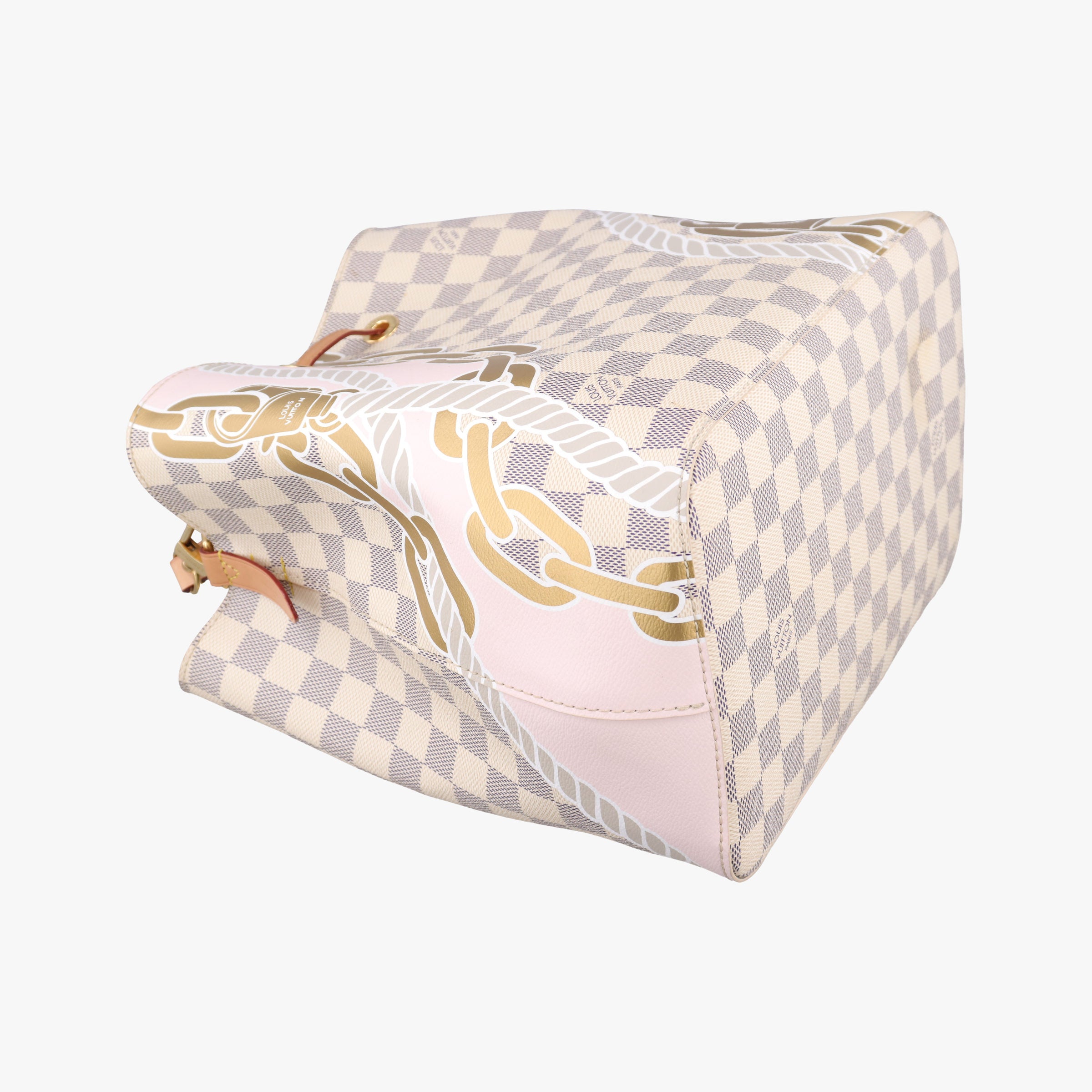 Pre-owned Louis Vuitton NeoNoe MM AZUR×multicolor Damier Canvas N40474 shoulderbag | stylenewstar
