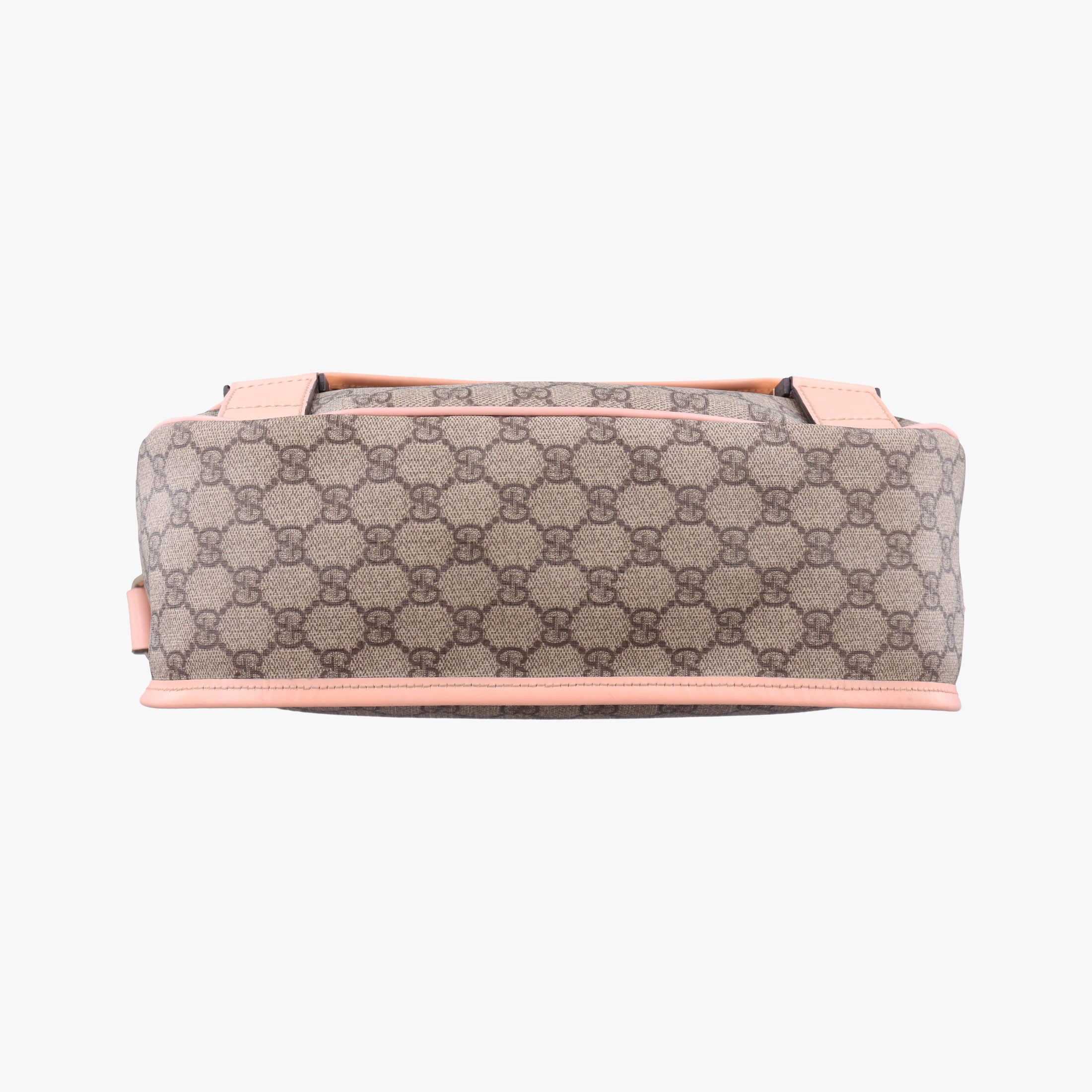 Secondhand Gucci GG Plus Messenger Beige×Pink PVC coated canvas×Leather 201732 shoulderbag | stylenewstar