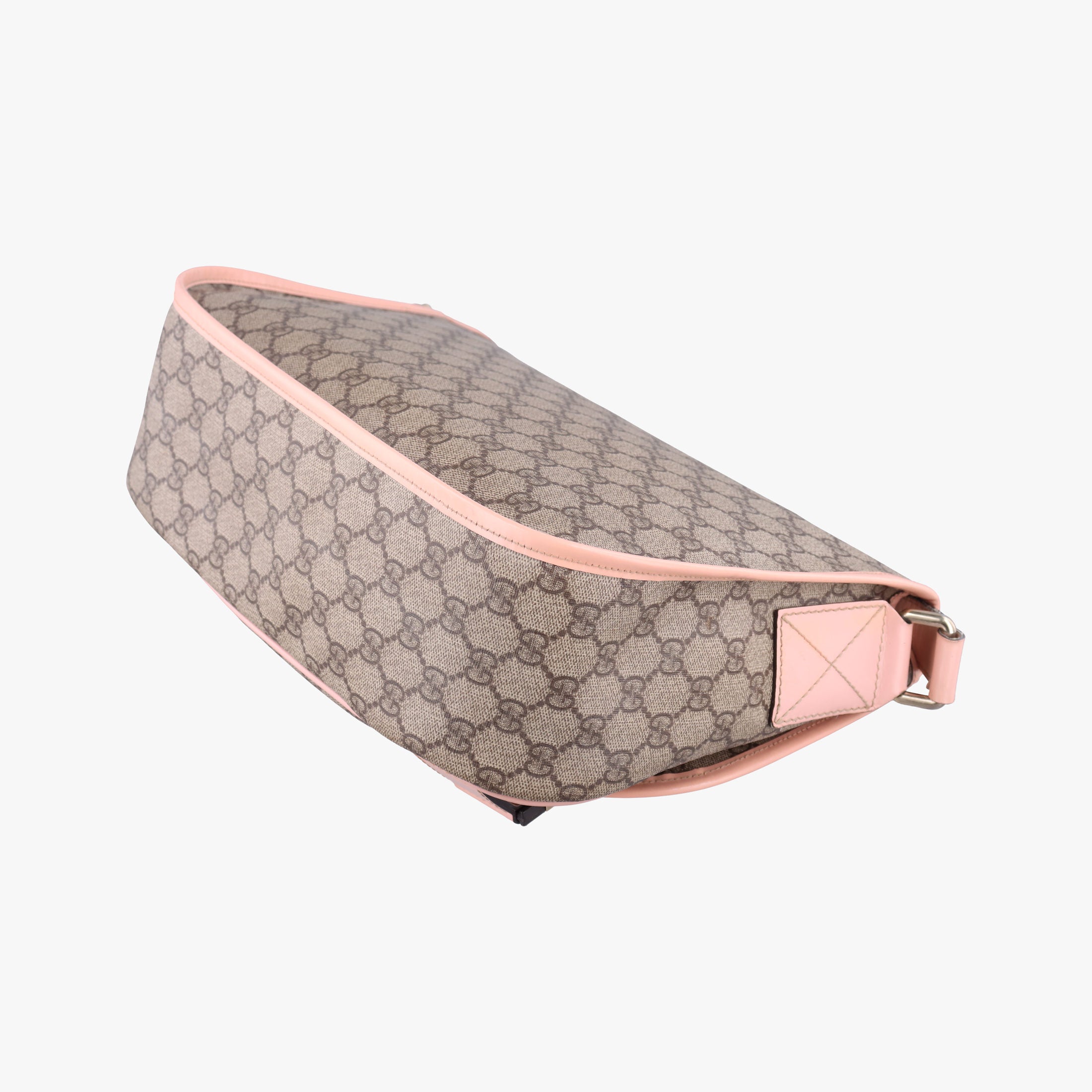 Secondhand Gucci GG Plus Messenger Beige×Pink PVC coated canvas×Leather 201732 shoulderbag | stylenewstar