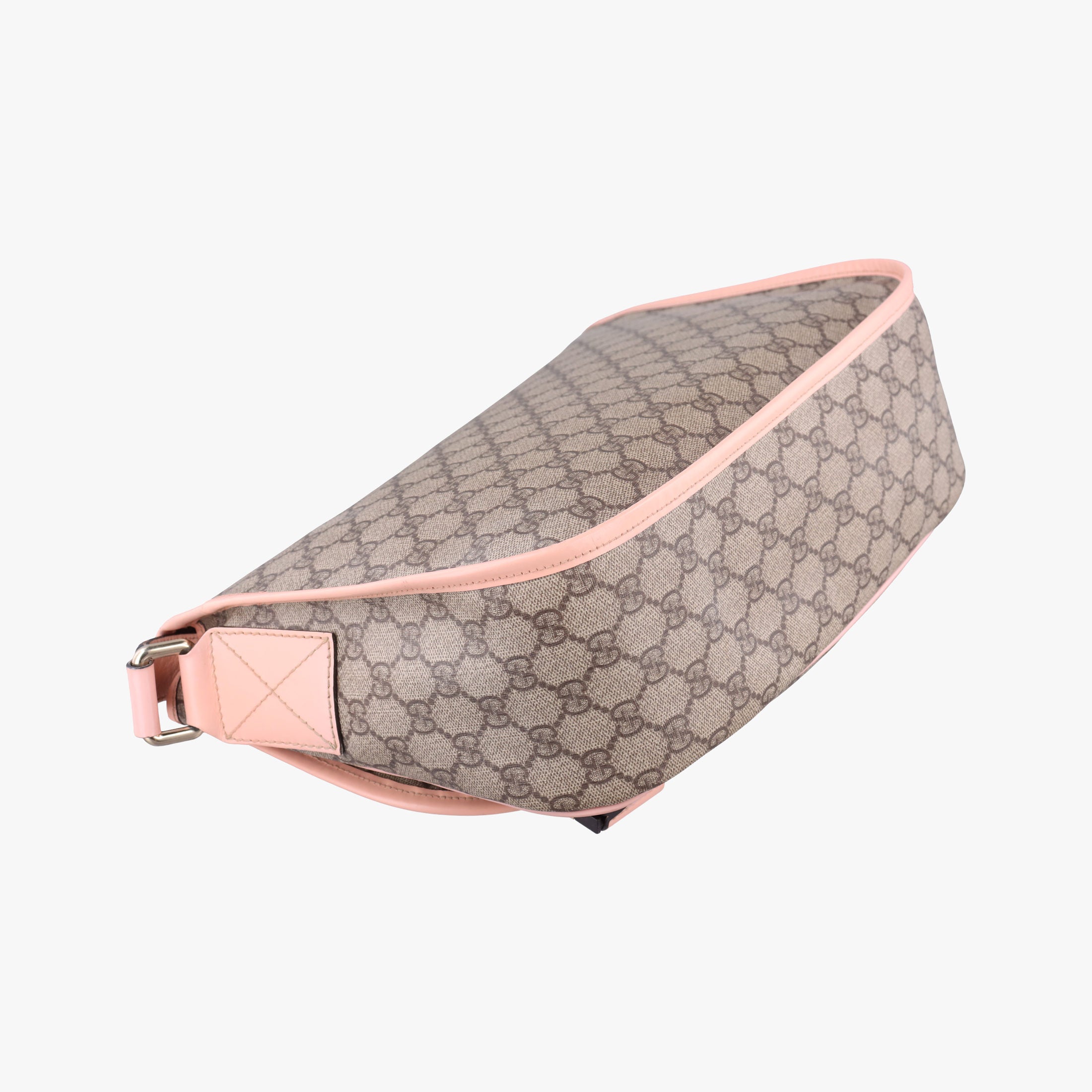Secondhand Gucci GG Plus Messenger Beige×Pink PVC coated canvas×Leather 201732 shoulderbag | stylenewstar