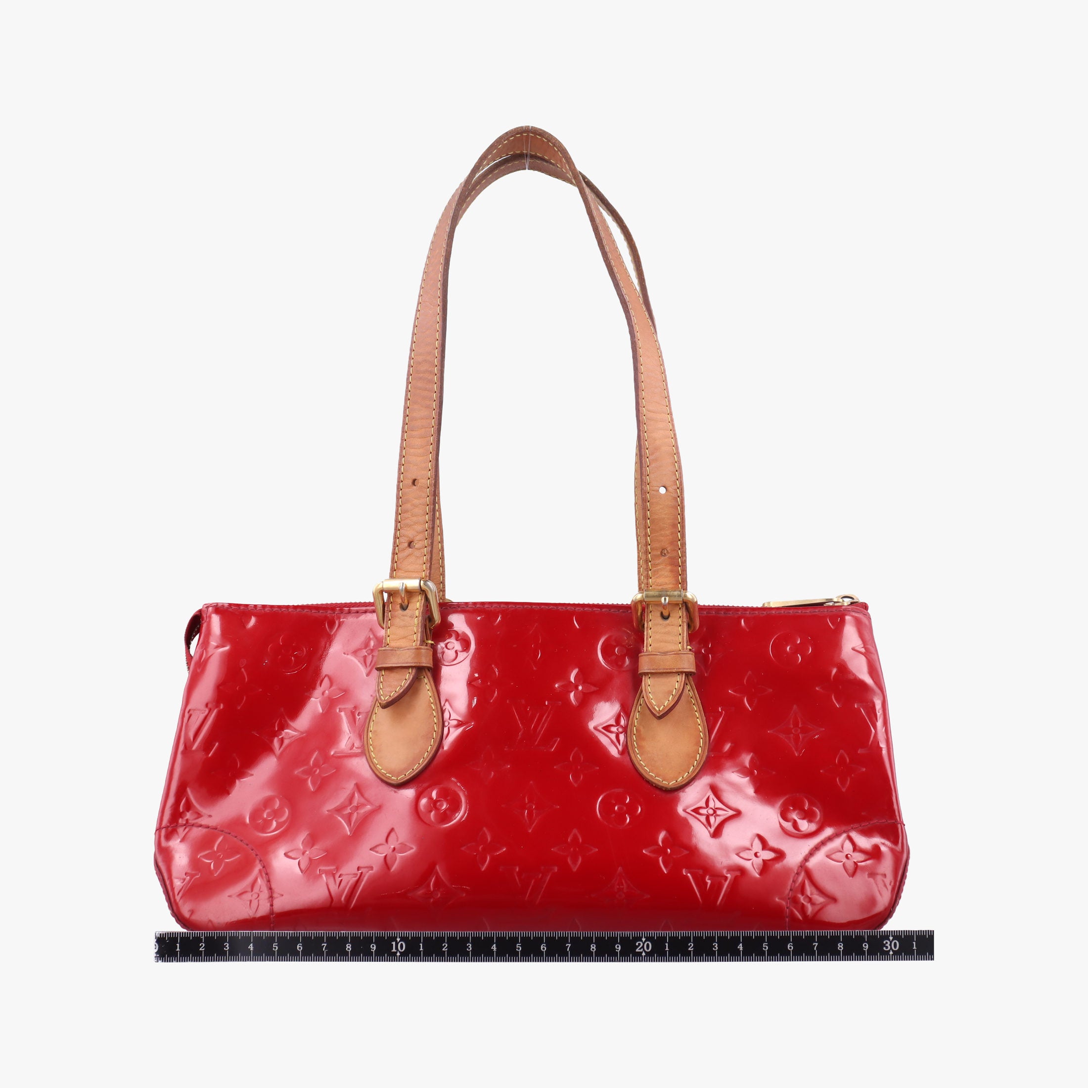 Pre-owned Louis Vuitton Rosewood Avenue POMME D’AMOUR Vernis M93507 shoulderbag | stylenewstar