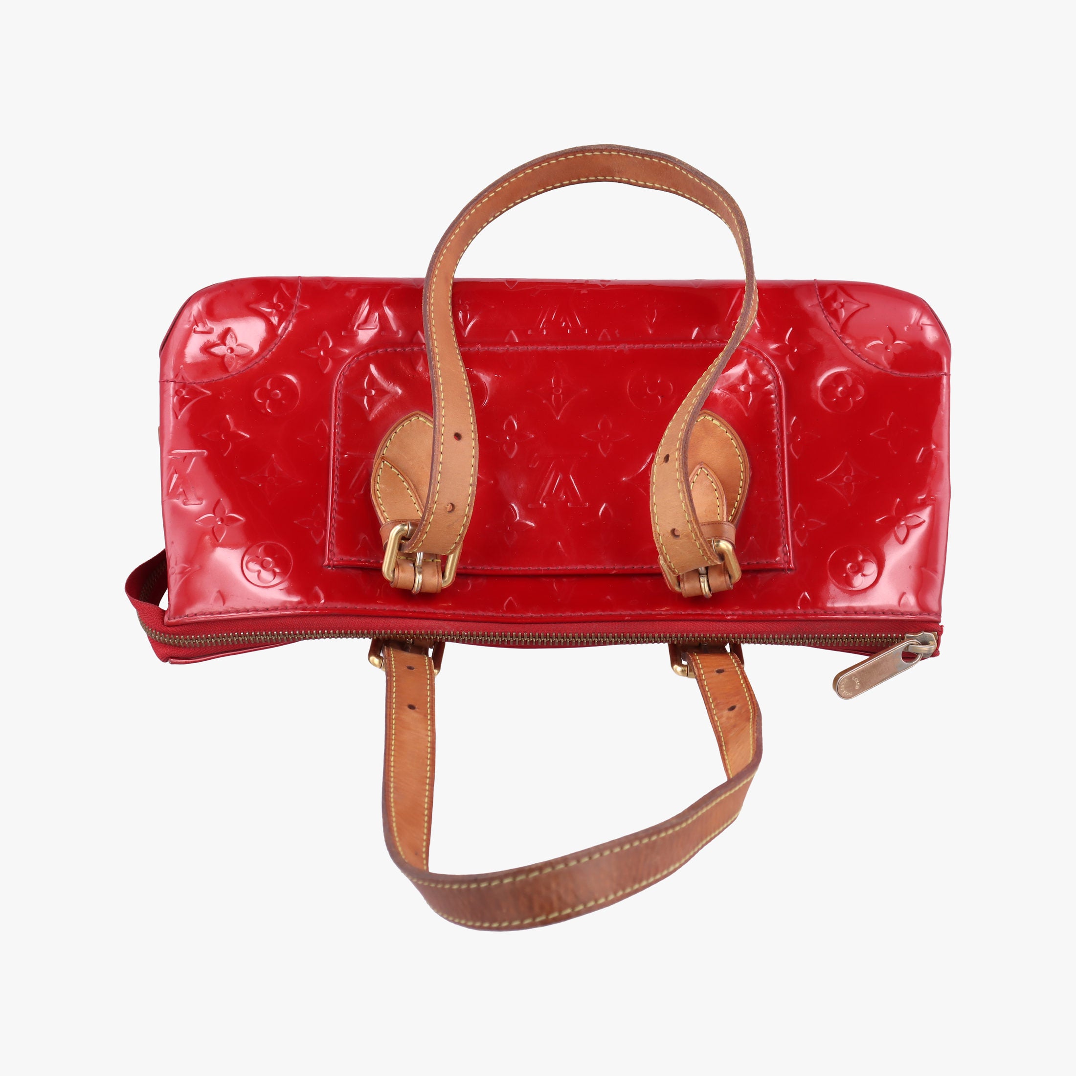 Pre-owned Louis Vuitton Rosewood Avenue POMME D’AMOUR Vernis M93507 shoulderbag | stylenewstar