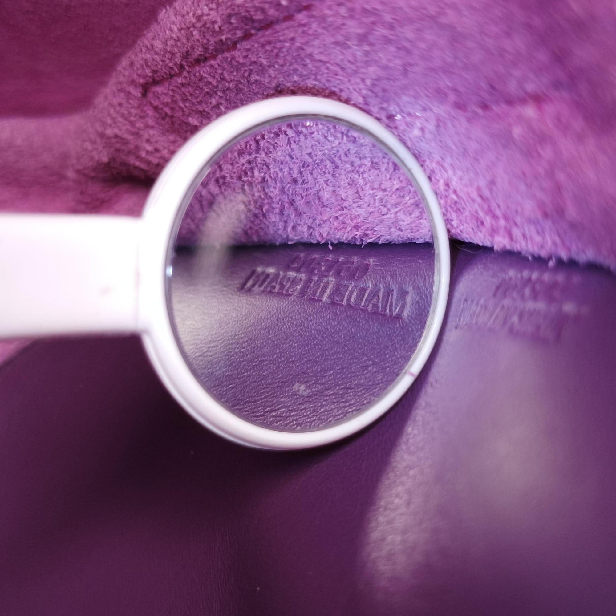 Pre-owned Loewe Ines Purple Leather  shoulderbag | stylenewstar