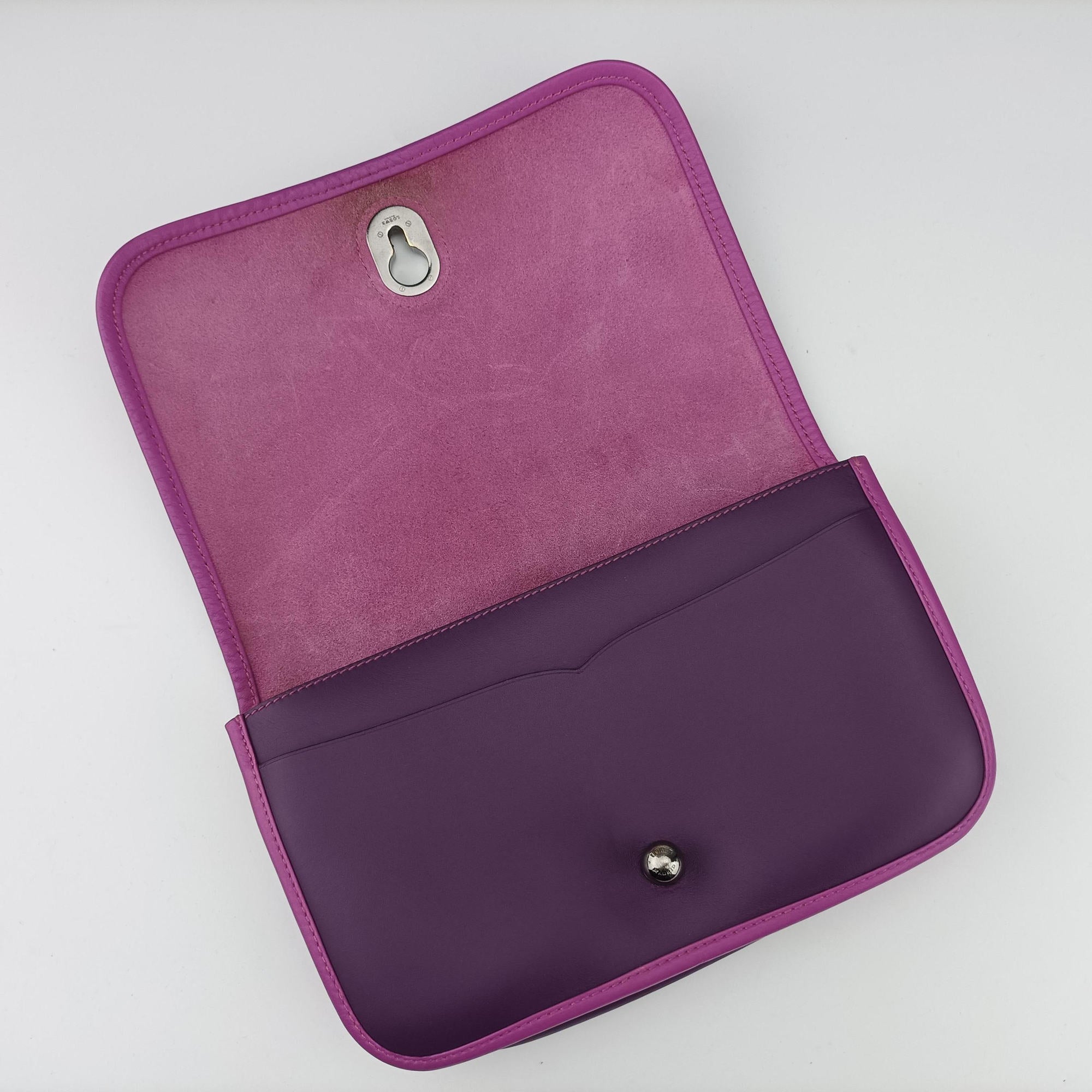 Pre-owned Loewe Ines Purple Leather  shoulderbag | stylenewstar