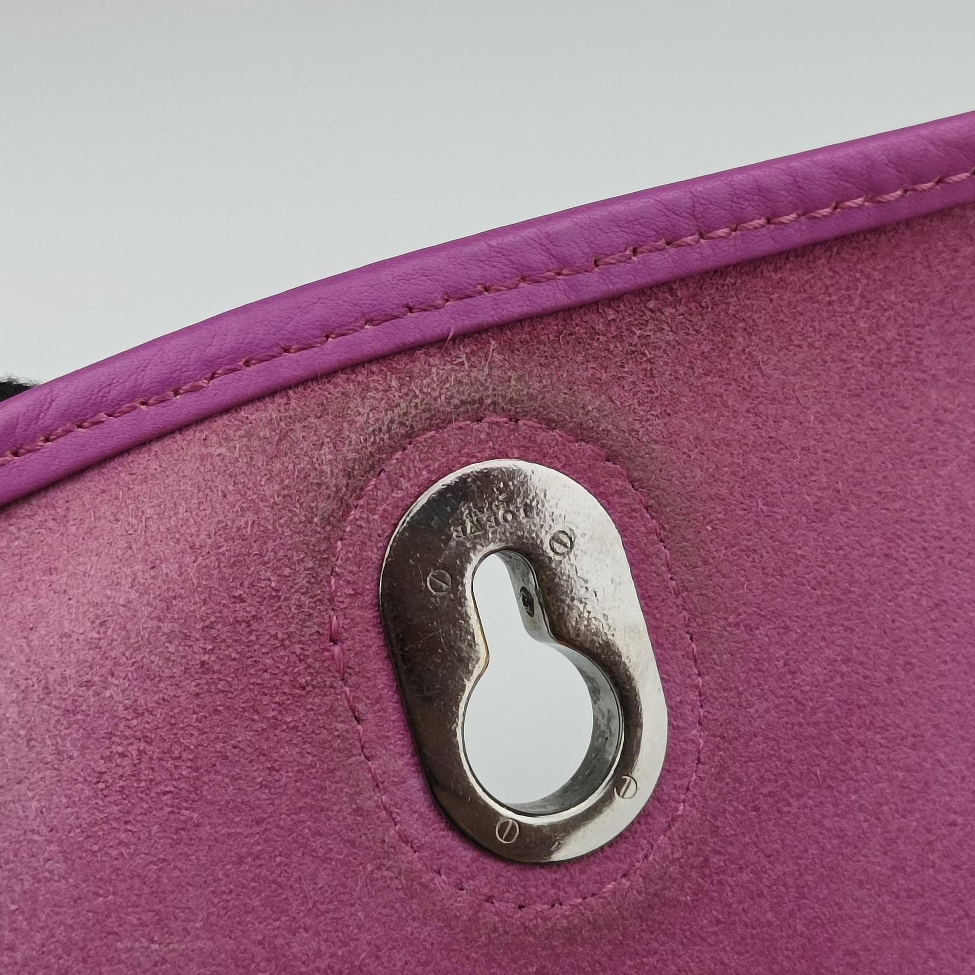 Pre-owned Loewe Ines Purple Leather  shoulderbag | stylenewstar