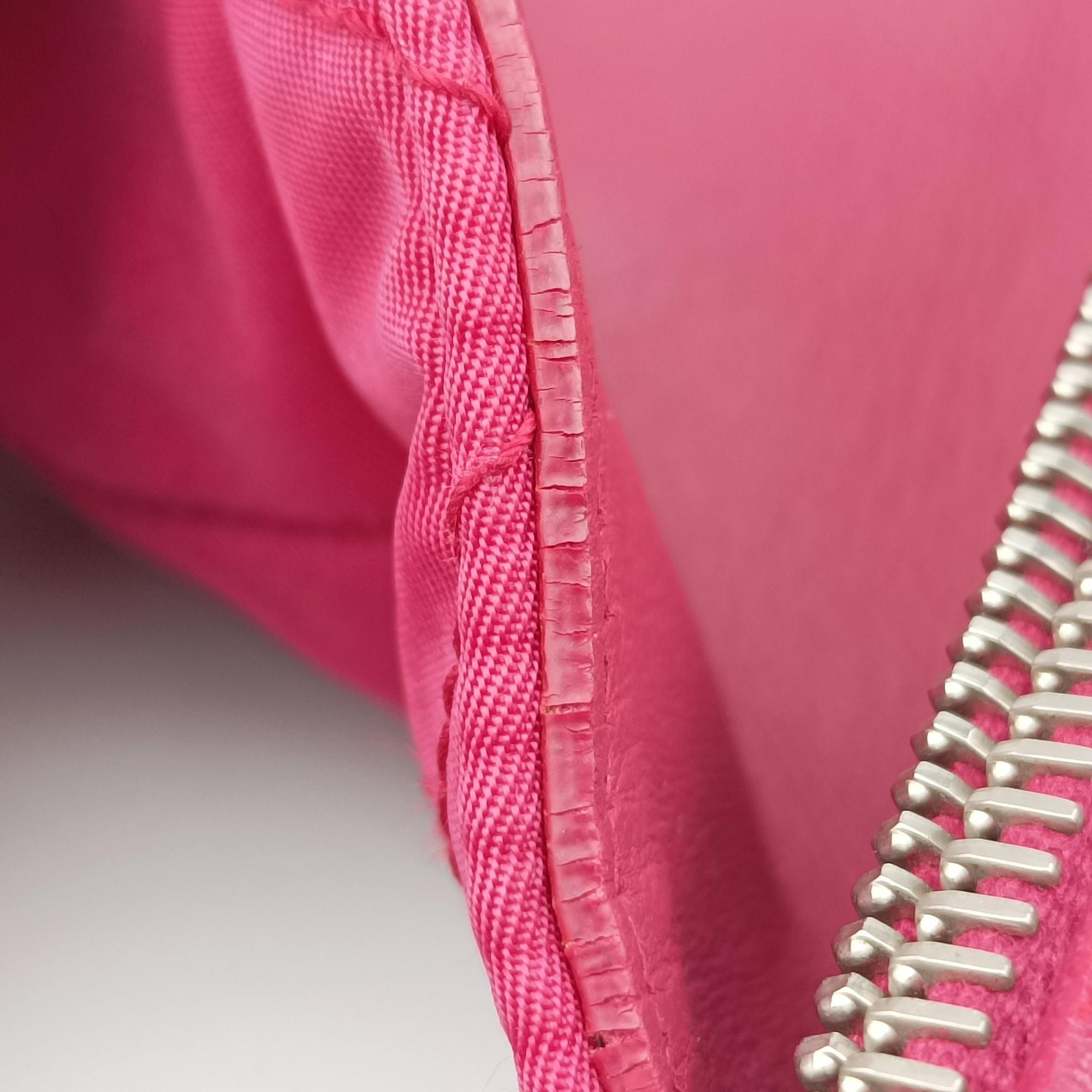 Pre-owned Prada Stitched quilting Rose nylon BR4965 shoulderbag | stylenewstar