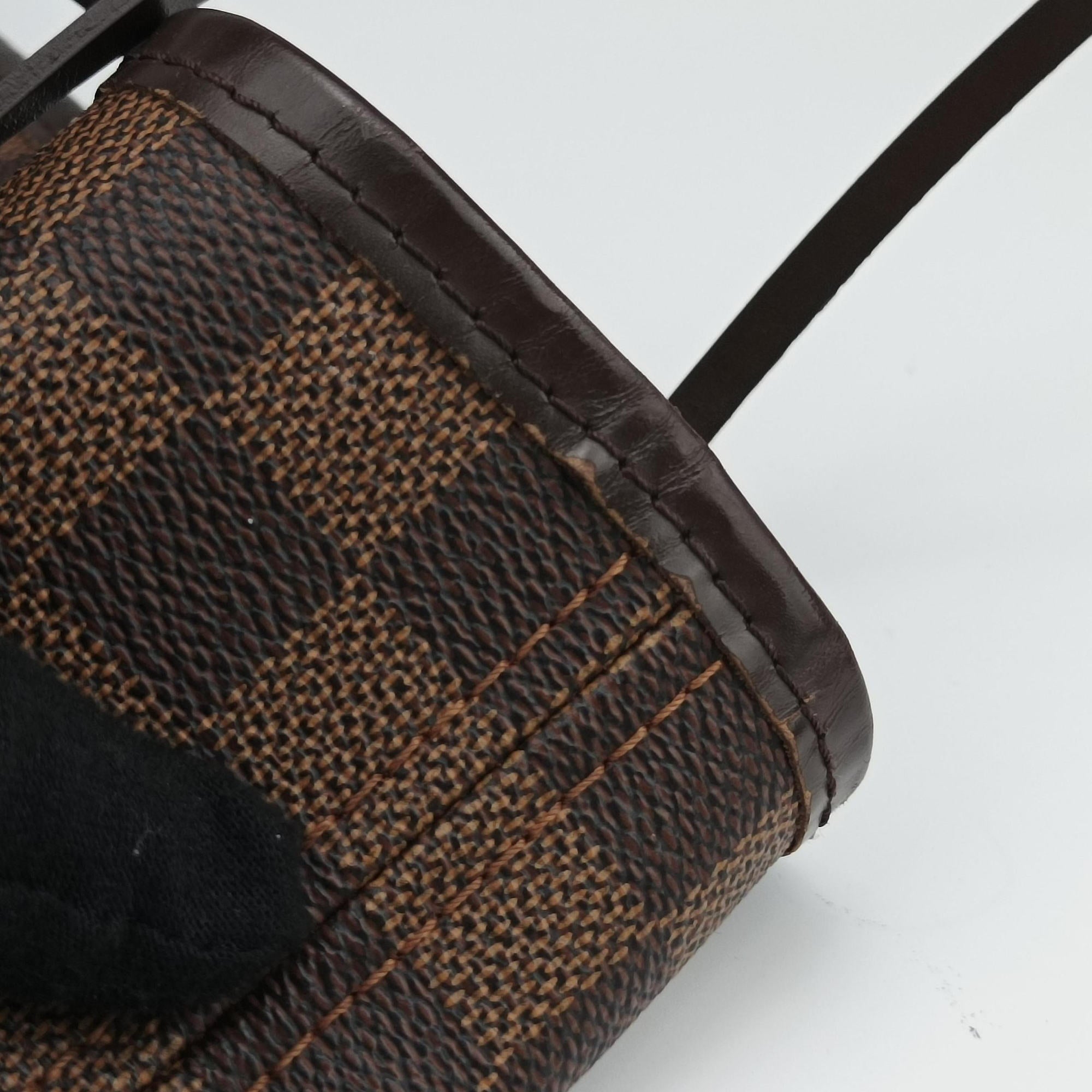 Pre-owned Louis Vuitton NEVERFULL MM EBENE Damier Canvas N51105 shoulderbag | stylenewstar