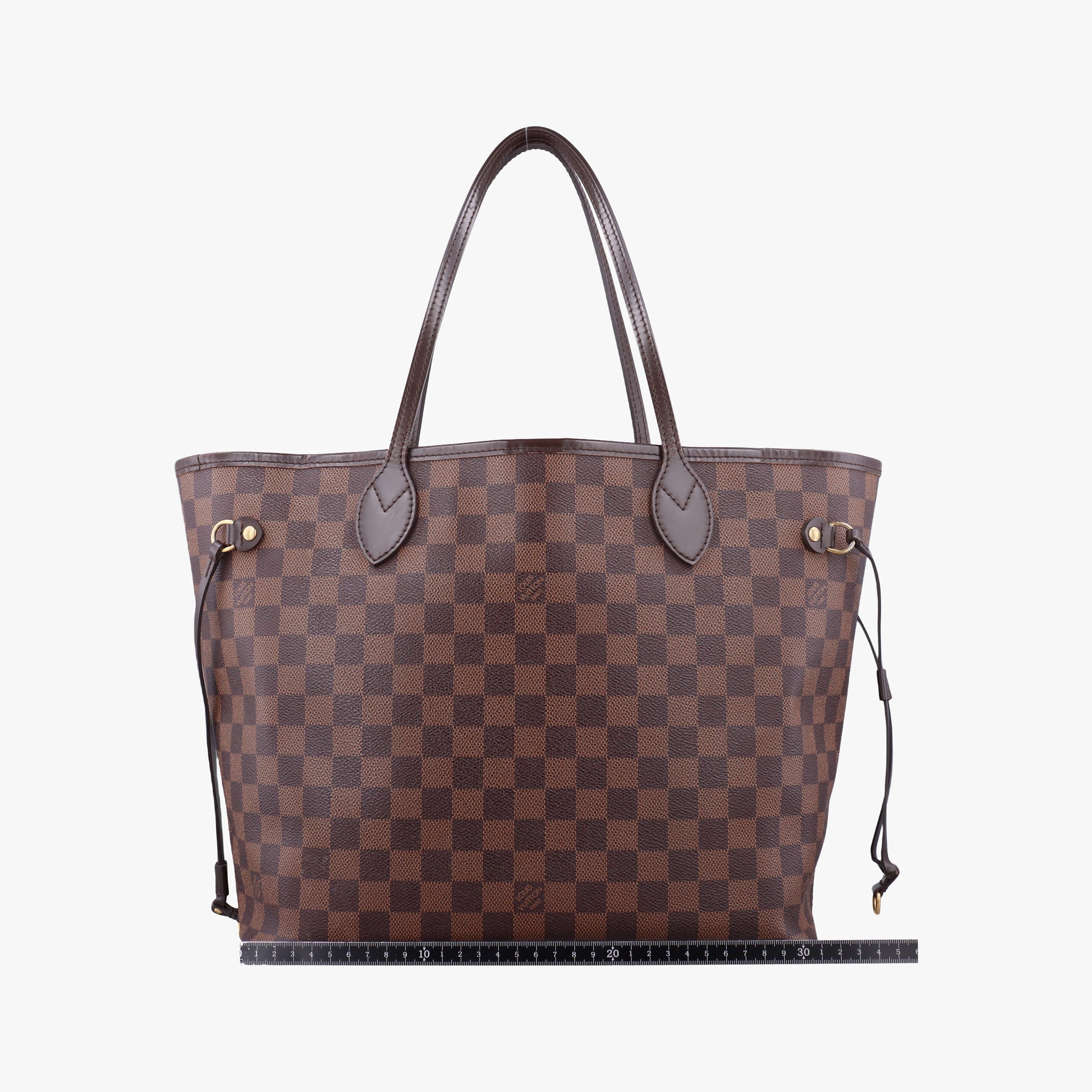 Pre-owned Louis Vuitton NEVERFULL MM EBENE Damier Canvas N51105 shoulderbag | stylenewstar