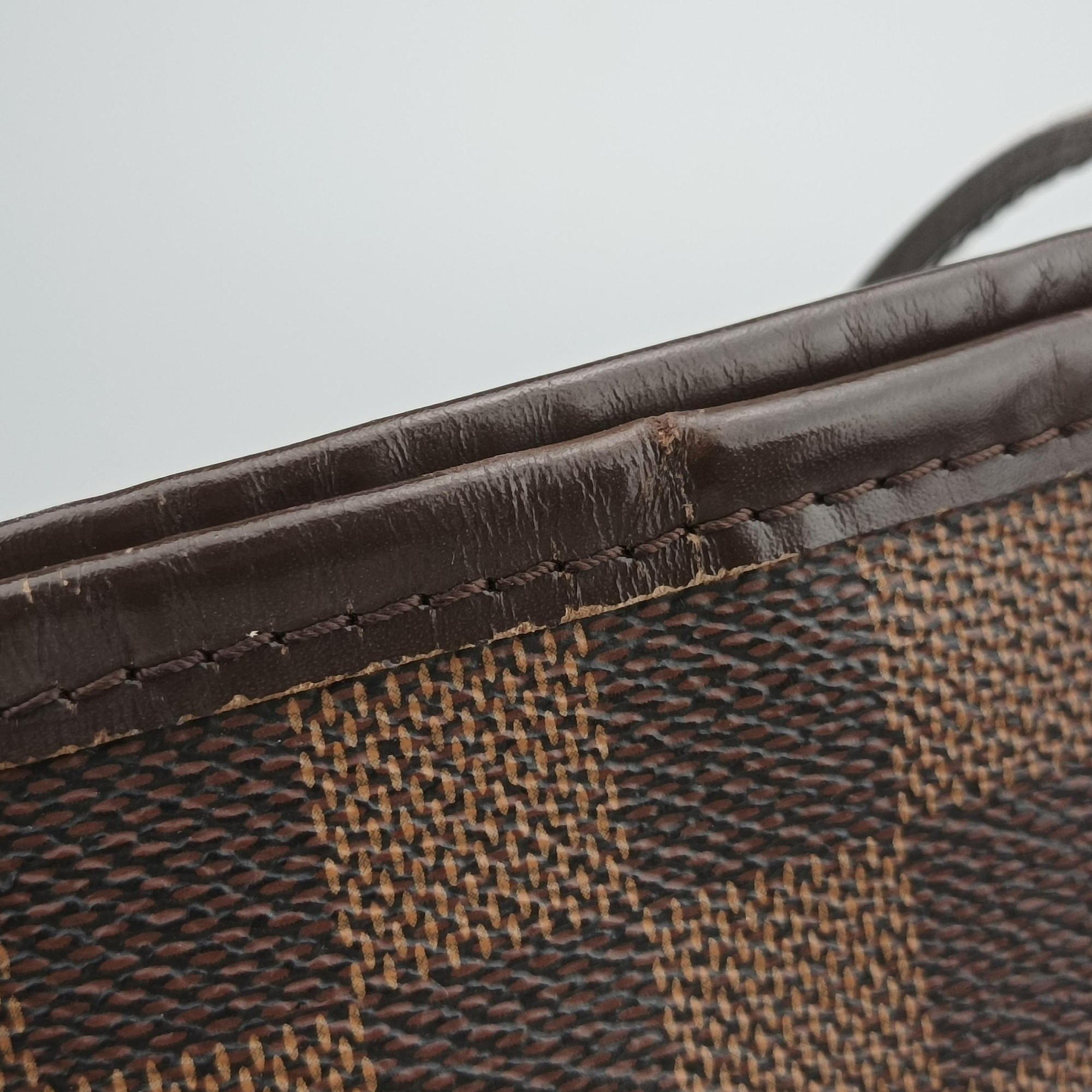 Pre-owned Louis Vuitton NEVERFULL MM EBENE Damier Canvas N51105 shoulderbag | stylenewstar