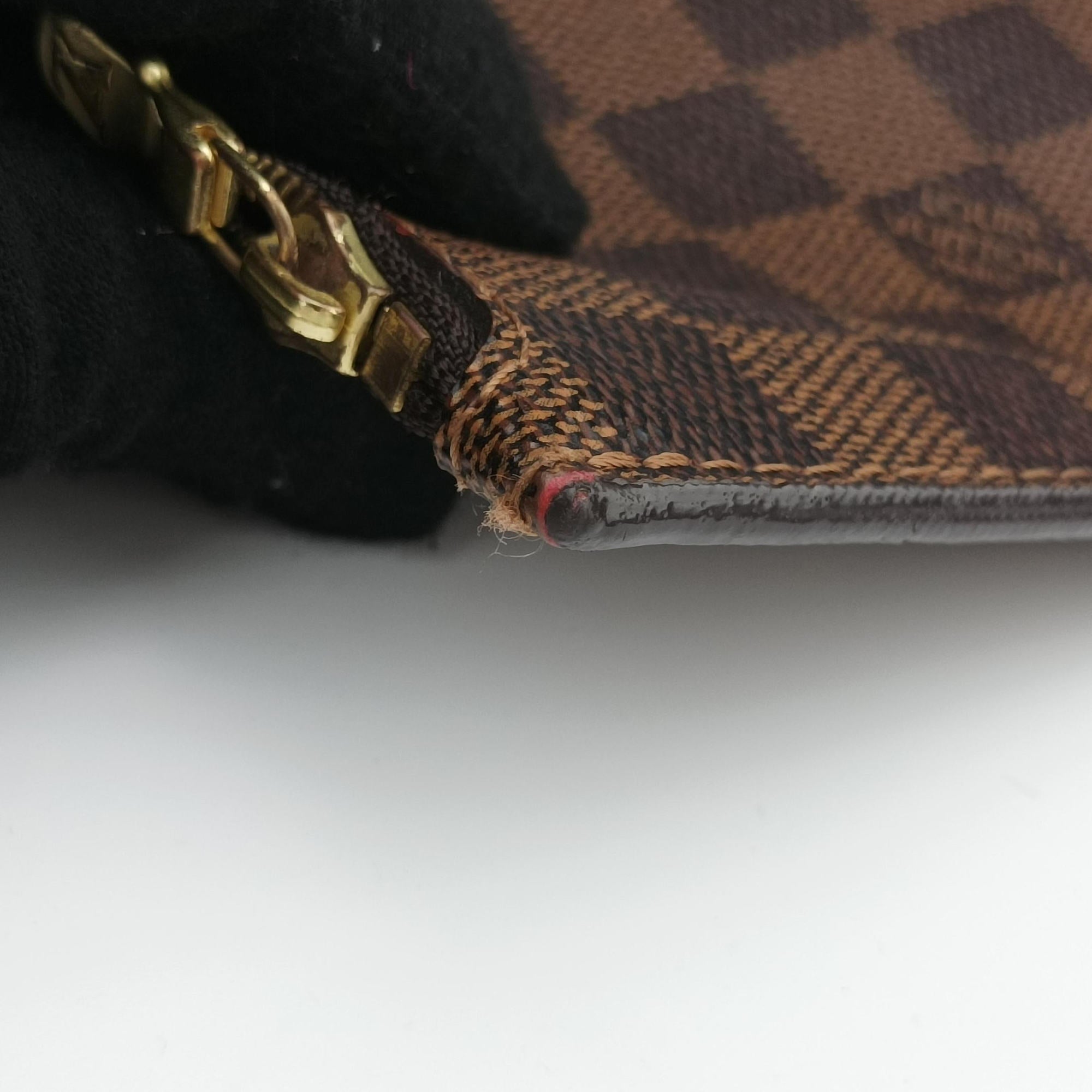 Pre-owned Louis Vuitton NEVERFULL MM EBENE Damier Canvas N51105 shoulderbag | stylenewstar