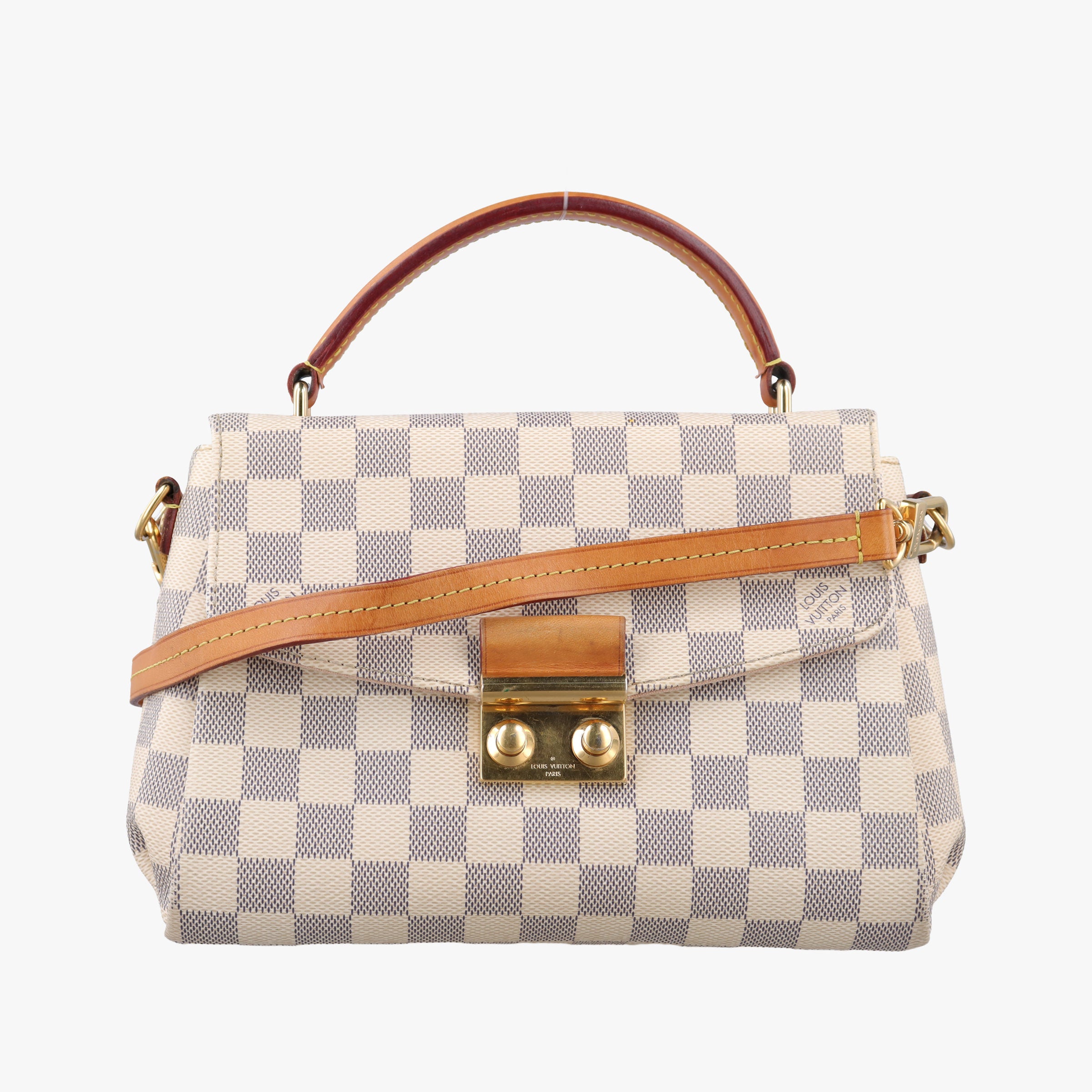 Pre-owned Louis Vuitton CROISETTE Azur Damier Canvas N41581 shoulderbag | stylenewstar