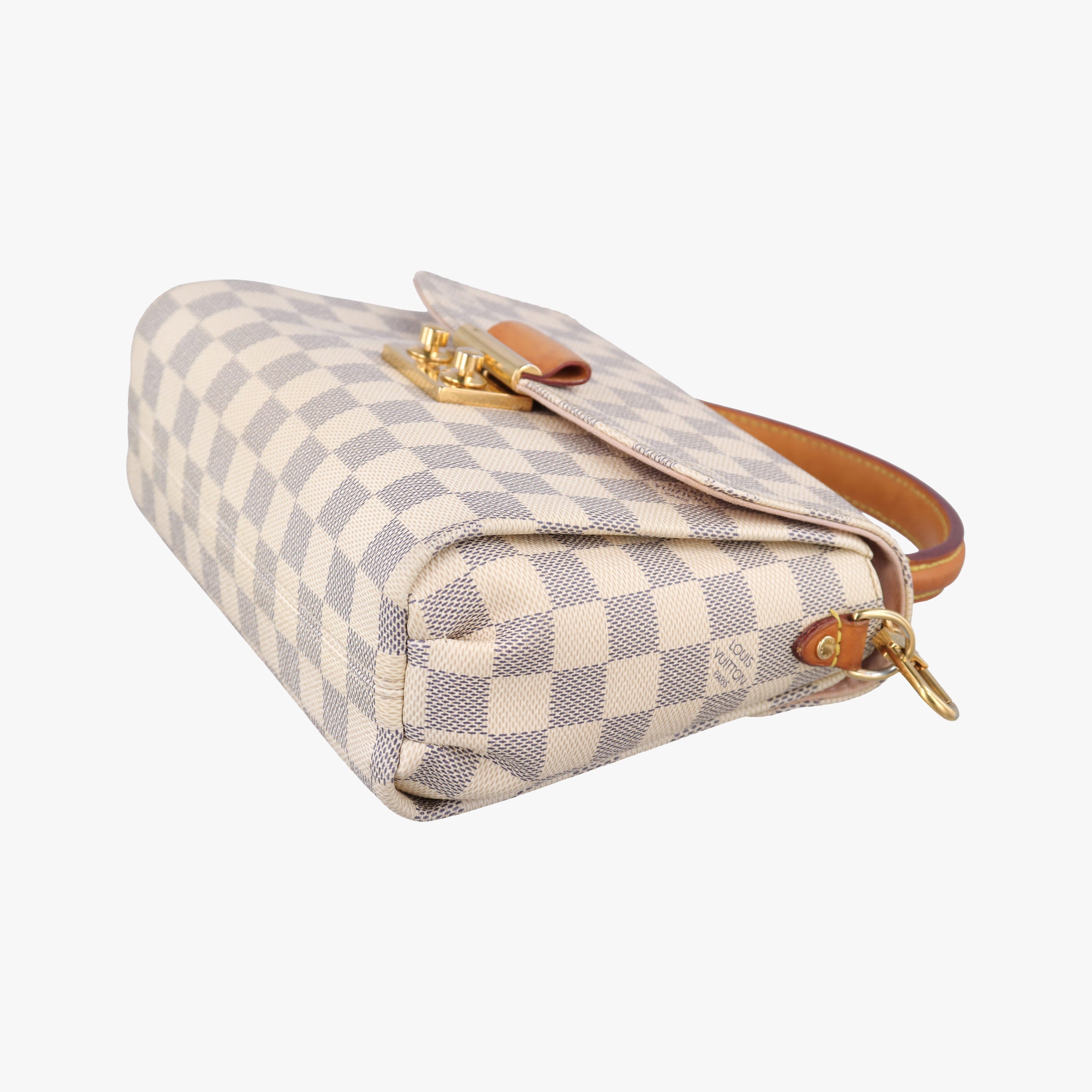 Pre-owned Louis Vuitton CROISETTE Azur Damier Canvas N41581 shoulderbag | stylenewstar