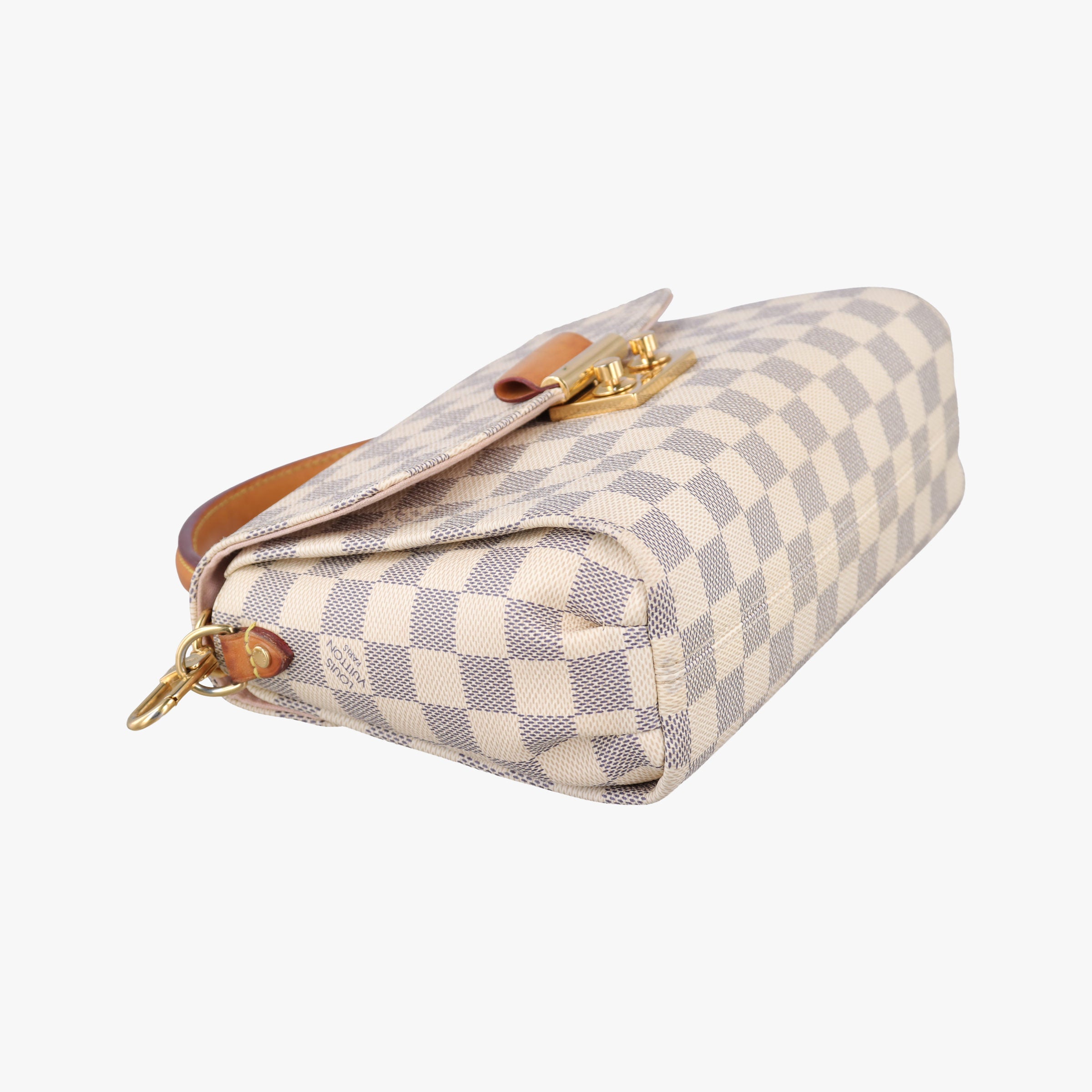 Pre-owned Louis Vuitton CROISETTE Azur Damier Canvas N41581 shoulderbag | stylenewstar
