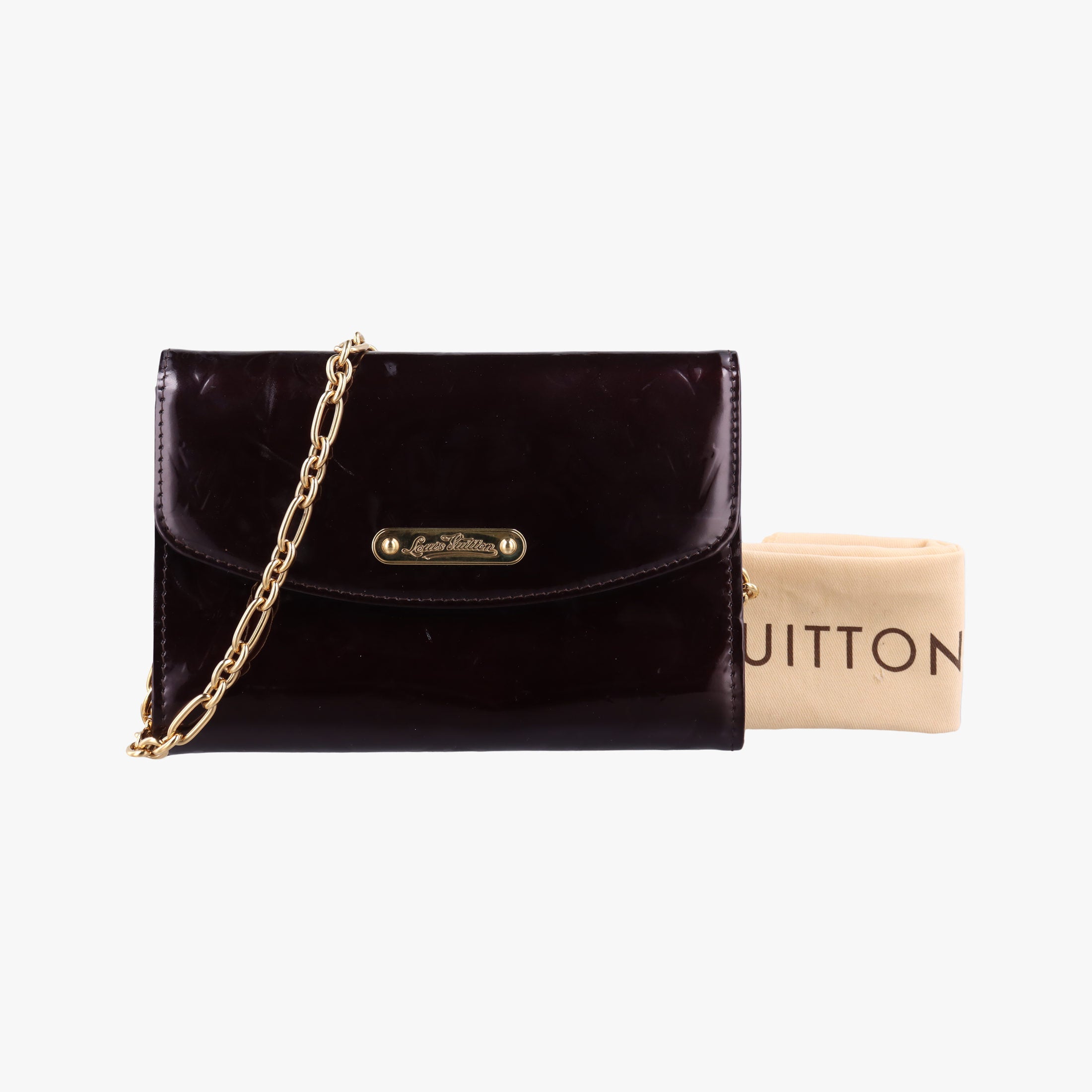 Pre-owned Louis Vuitton Belle Air Amarante Vernis M93613 shoulderbag | stylenewstar
